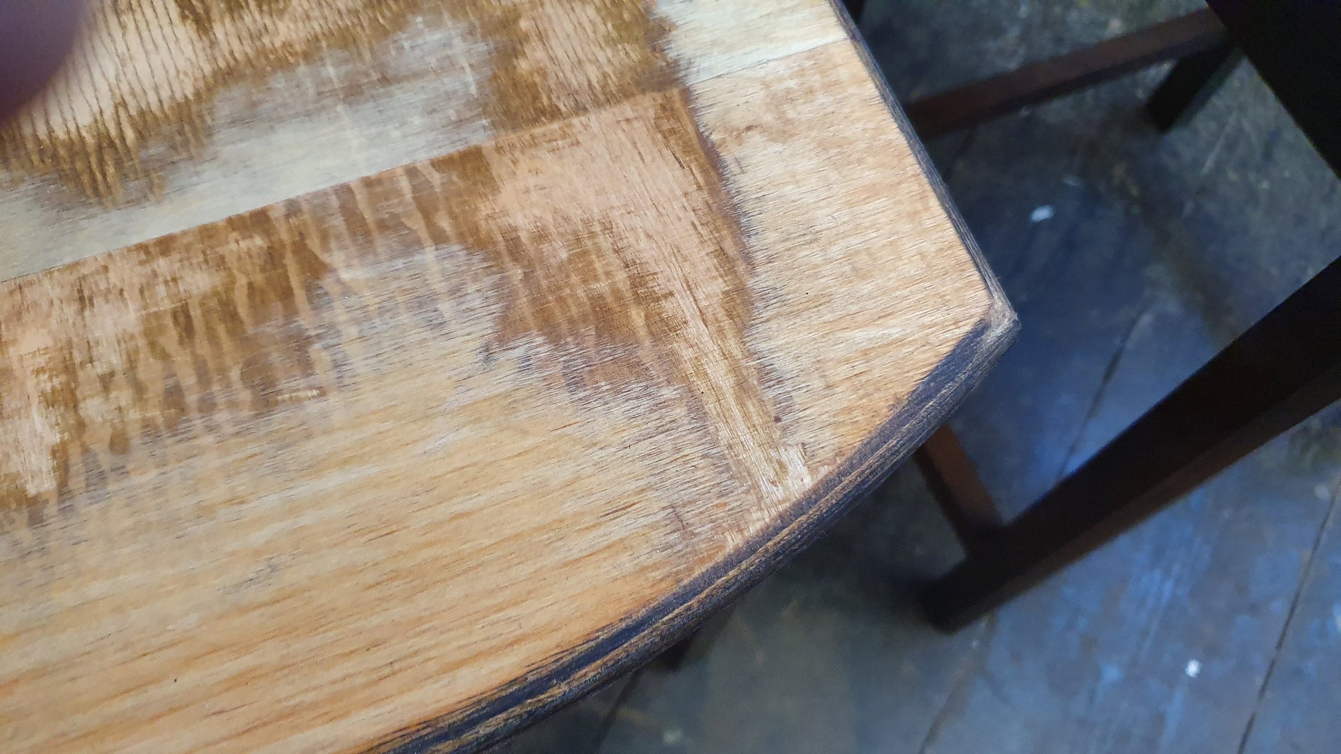 Unique Upcycled Nest of Part Oak Occasional Side Coffee Tables.