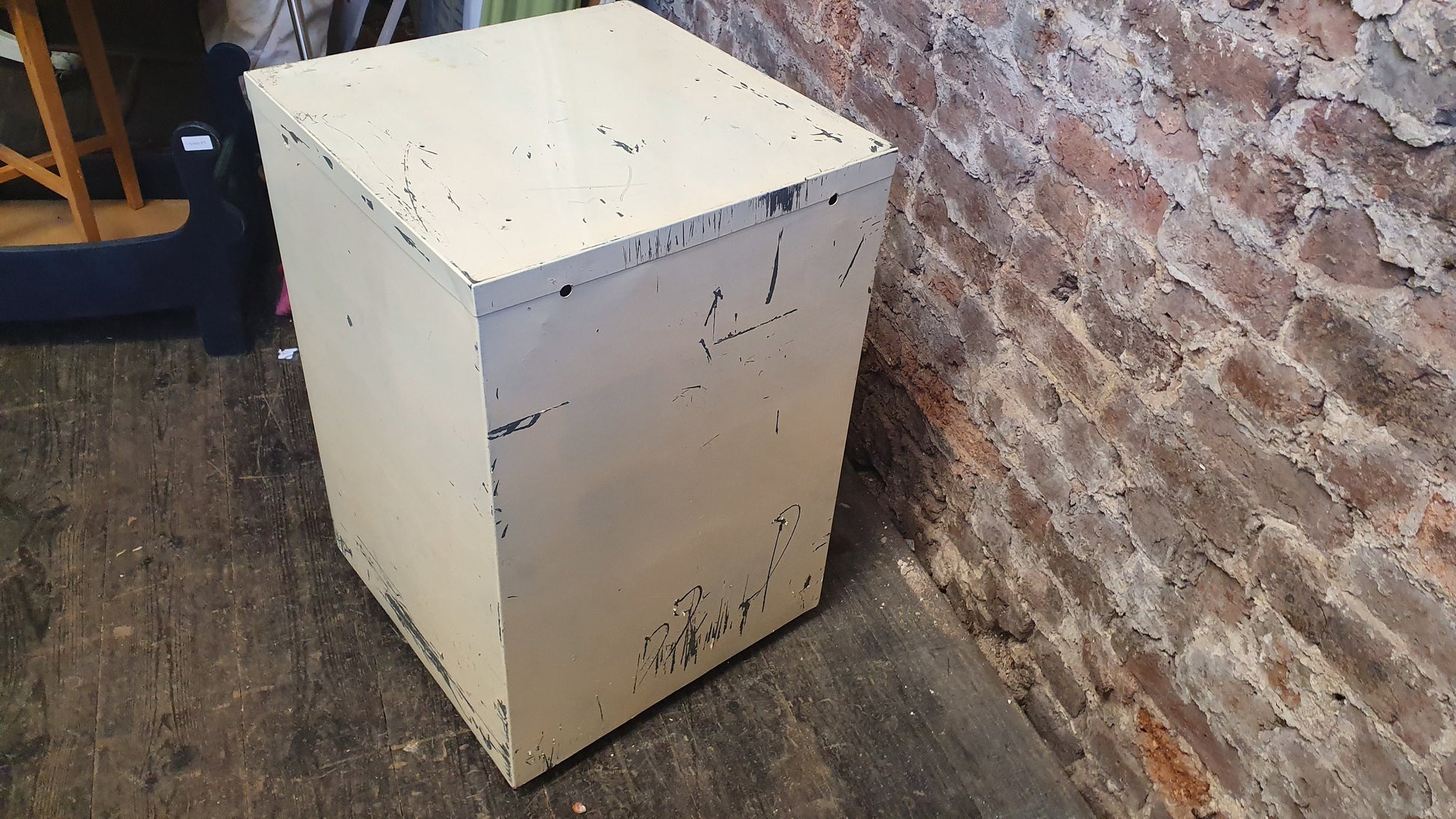 Vintage 70’s Retro Work Drawers and File Drawer Chrome Metal Artisan Artist Work Hub Storage Office.
