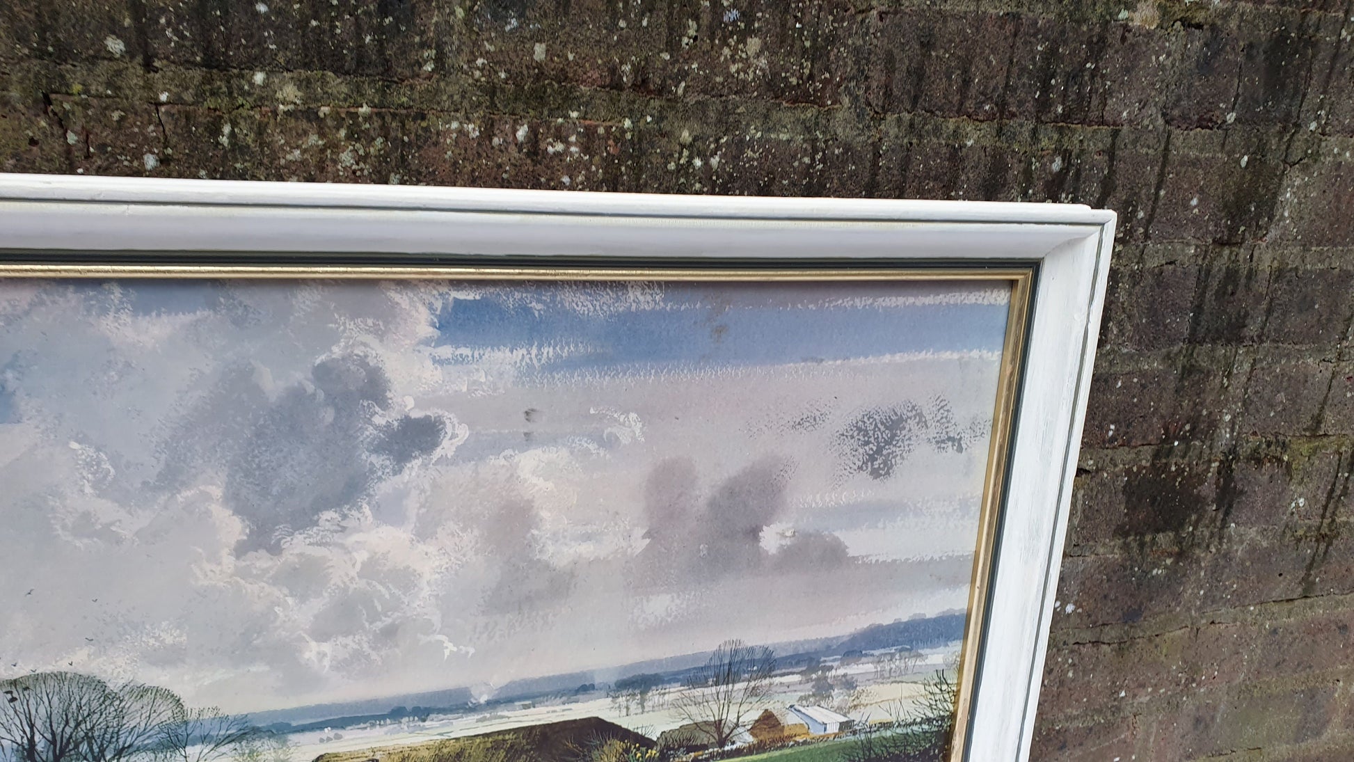 Huge Rowland Hilder Print Kent Oasts 99 x 53 cm