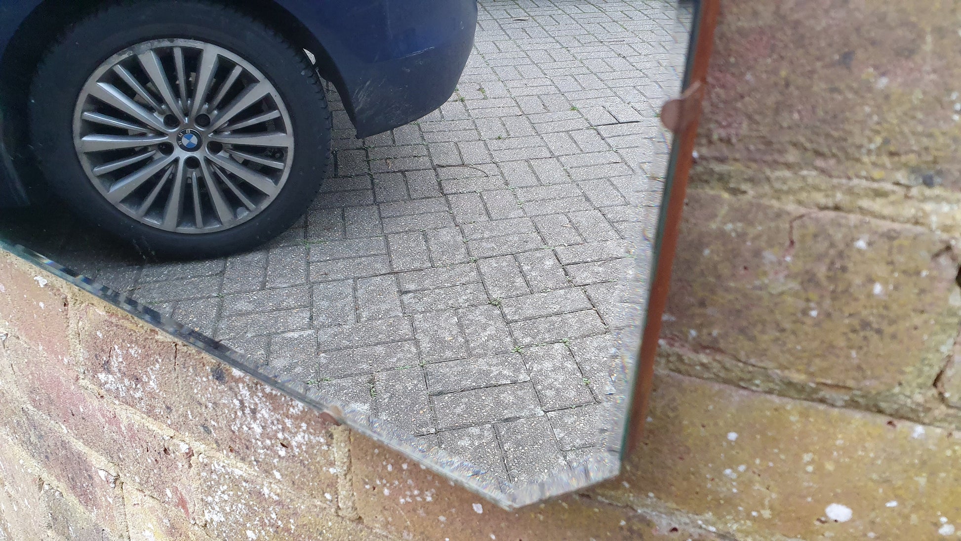 Vintage Retro 1950’s Wall Mirror Bevelled 61 x 36 cm