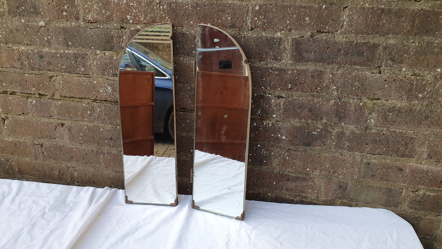 Lovely Pair of 1950’s Retro Pair of Wall Mirrors Mirror
