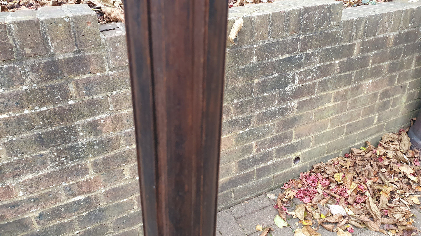 Vintage Wooden Fluted Standard Lamp Working 10 ft Lead