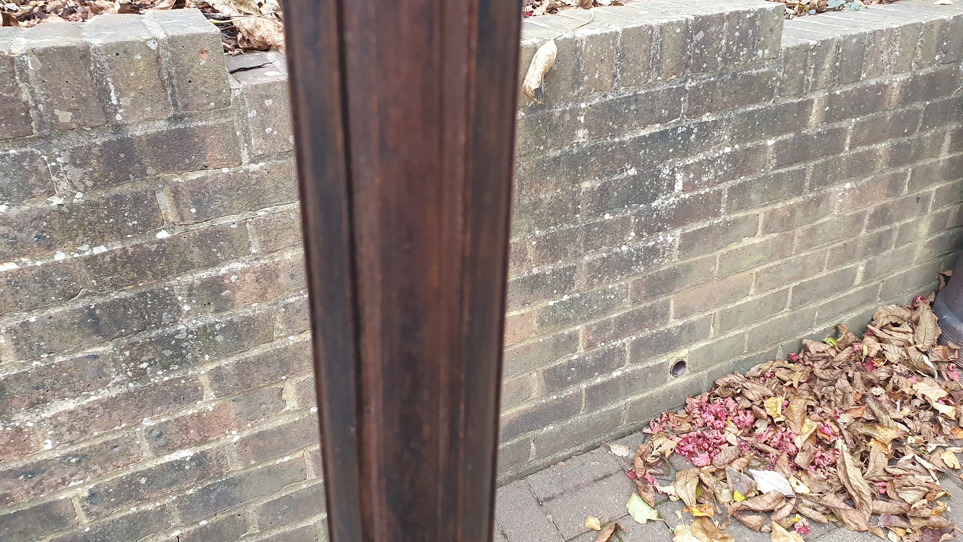 Vintage Wooden Fluted Standard Lamp Working 10 ft Lead