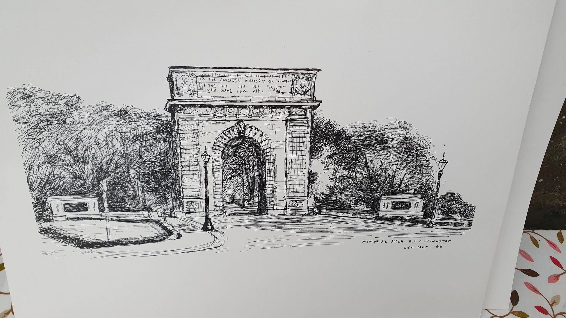 Kingston Ontario Canada Leo Mes Sketches Portfolio Centenary 1967 Prints Historical Etching Black & White