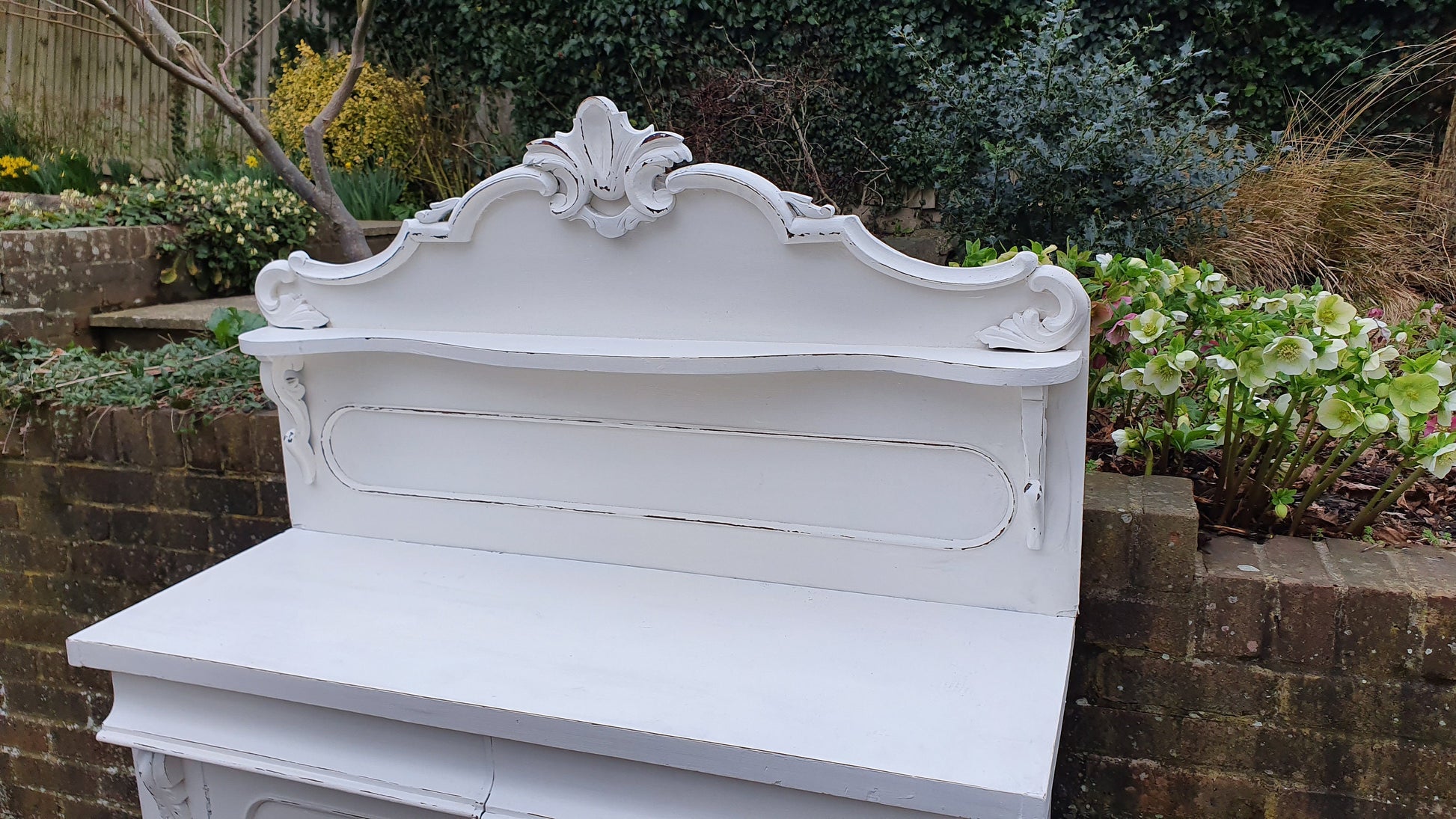 Stunning Vintage Painted Chiffoniere Sideboard Shabby Chic