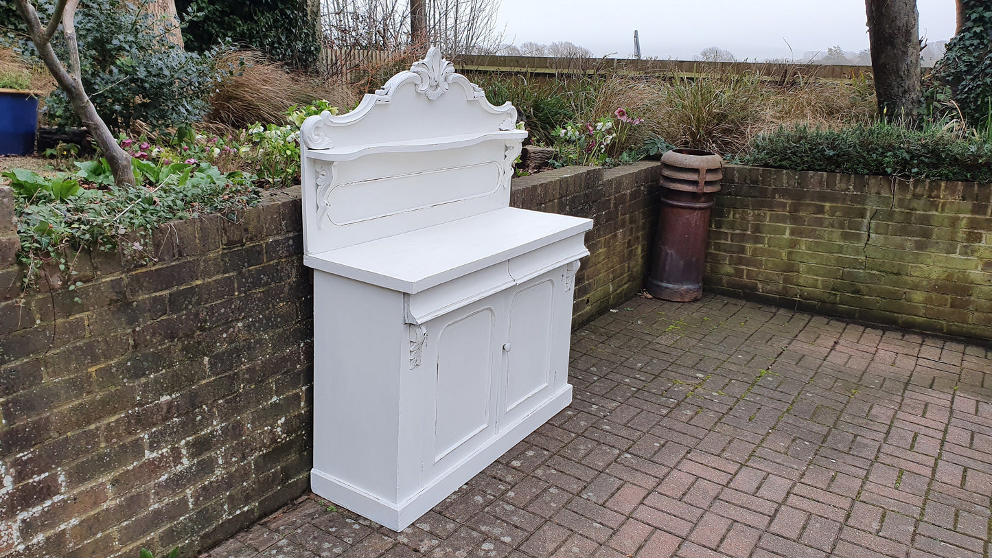 Stunning Vintage Painted Chiffoniere Sideboard Shabby Chic