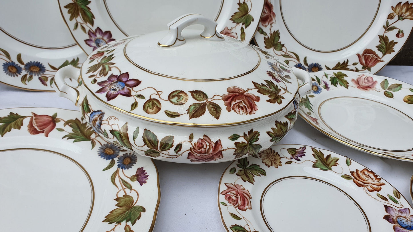 Vintage Part Dinner Service Royal Worcester Virginia
