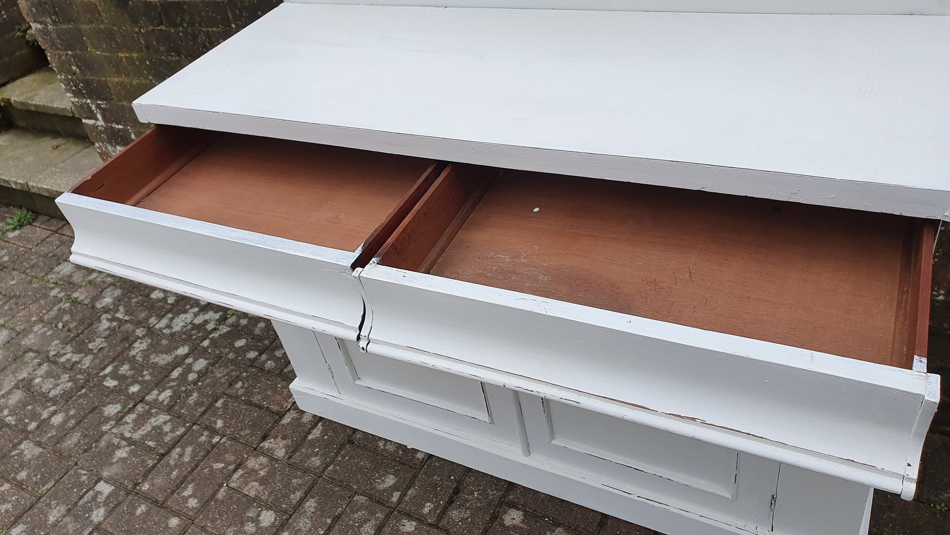 Stunning Vintage Painted Chiffoniere Sideboard Shabby Chic