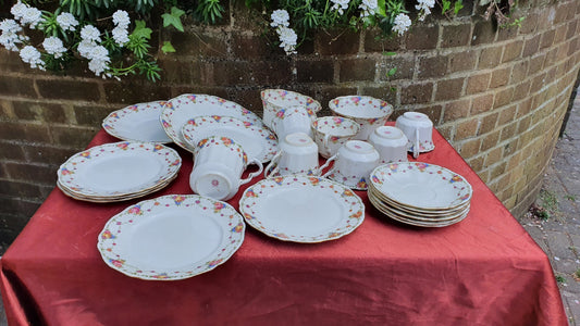 Vintage Genuine Victorian Large Tea Set Cake Sandwich Tea Party. Trent