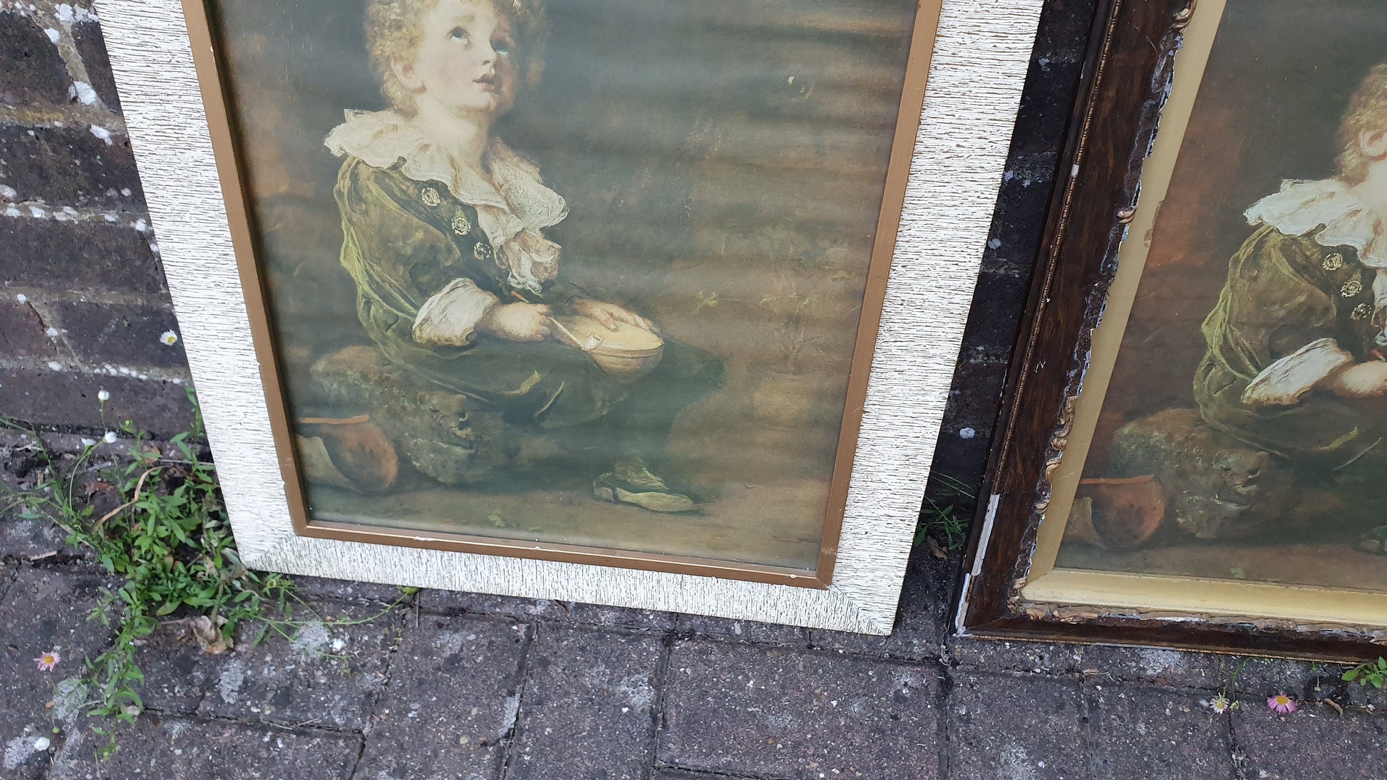 Large 2 Pair of ‘Bubbles’ Millais Vintage Prints. Framed