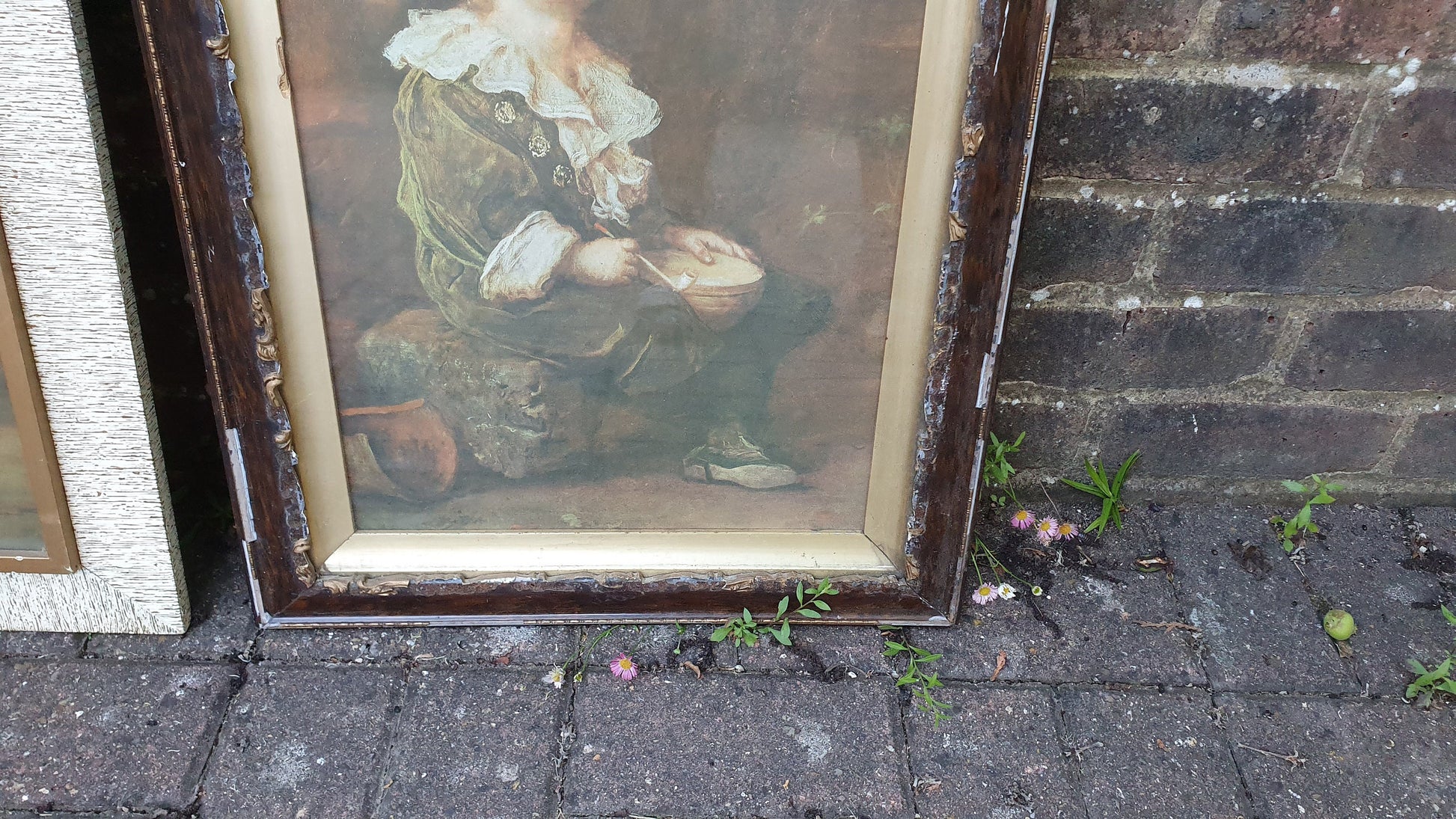 Large 2 Pair of ‘Bubbles’ Millais Vintage Prints. Framed