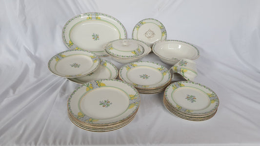 Genuine Vintage Woodland and Acorn Dinner Service ‘Royal Oak’ Falcon Ware.