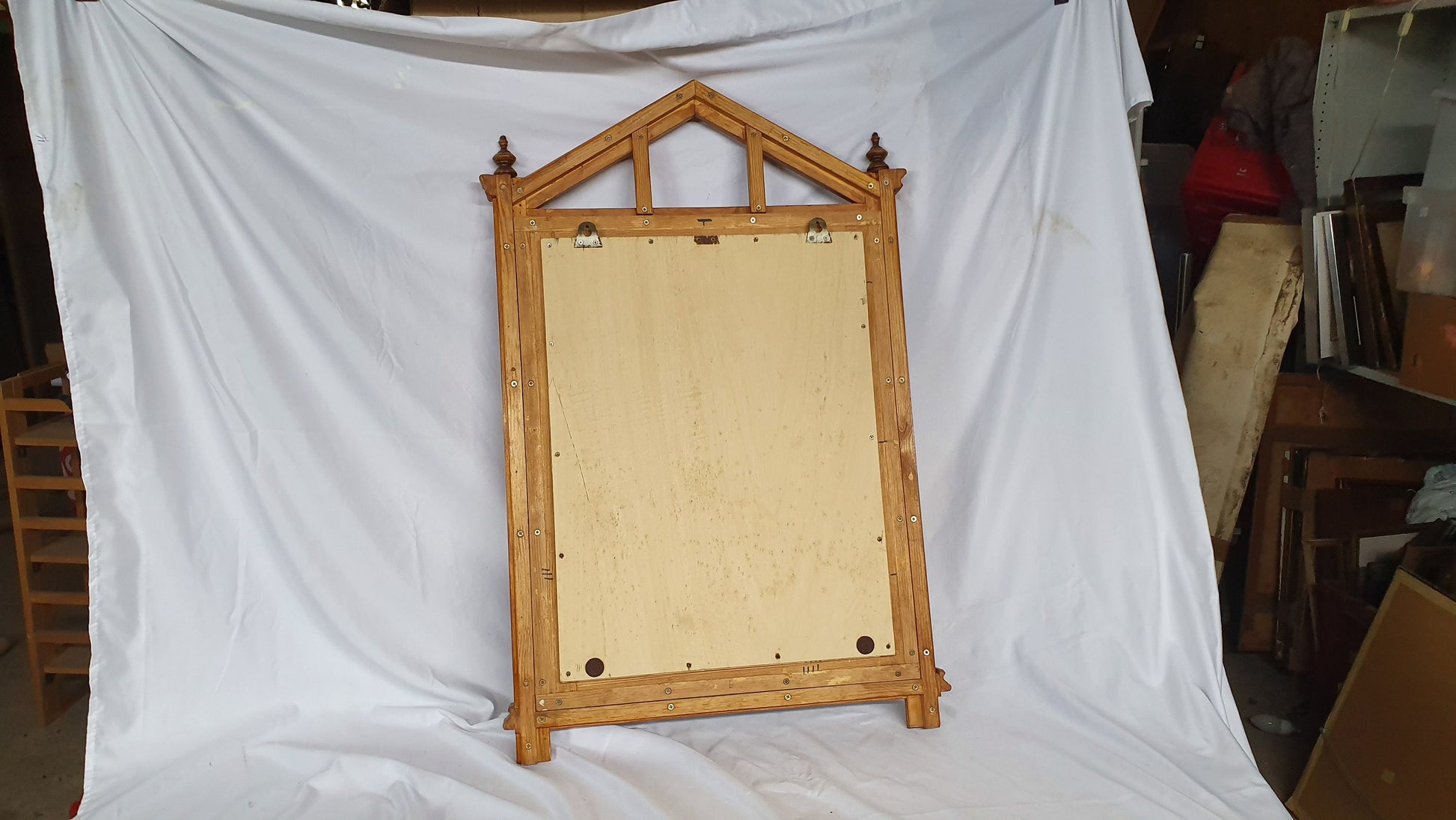 Large Da Vinci Masterpiece Print in Opulent Handmade Wooden Frame.