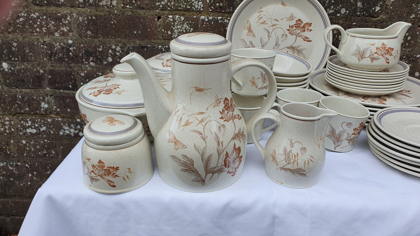 Large Quality Retro Tea and Dinner Service Royal Albert Summer Fantasy c1972