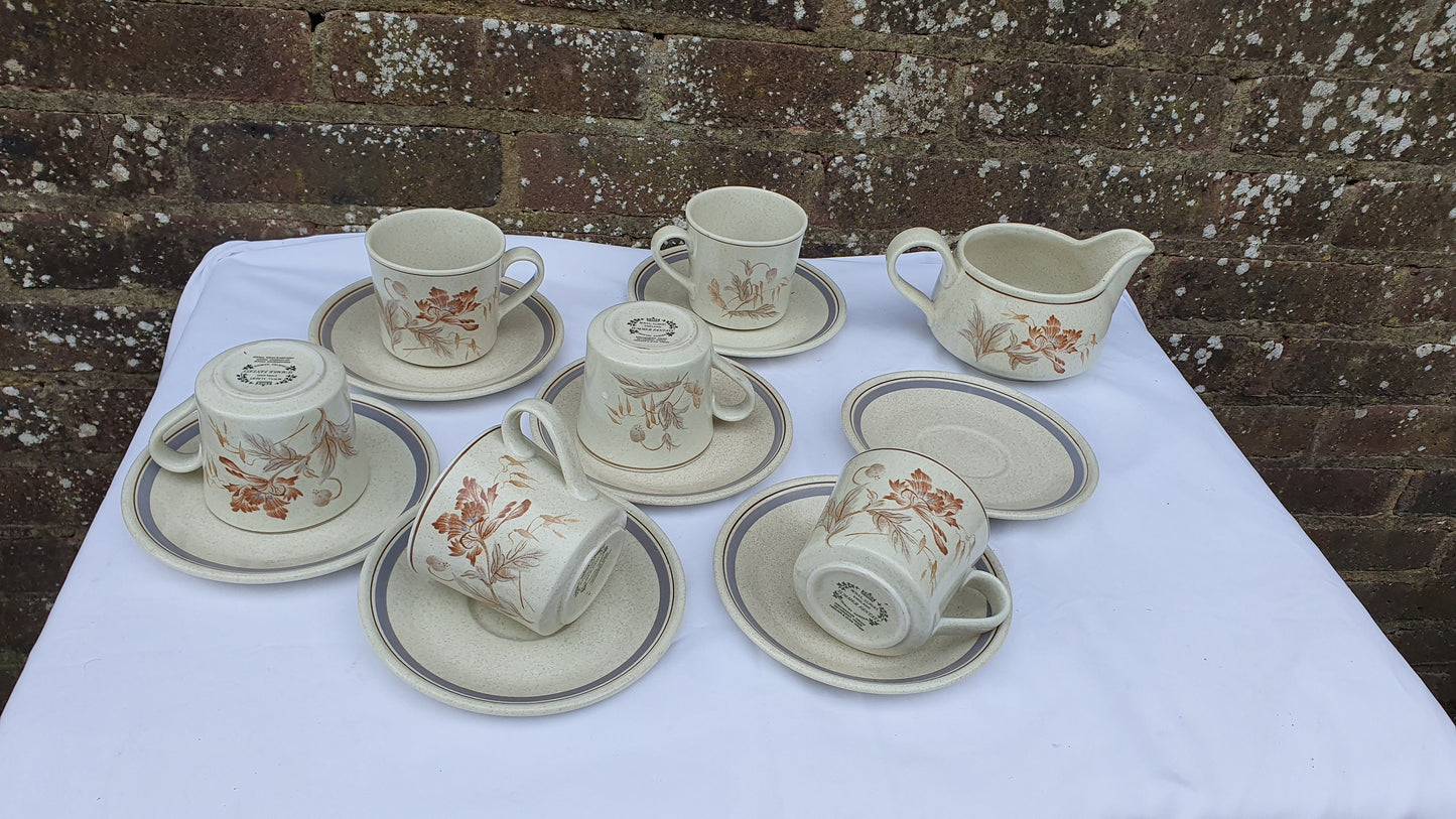 Large Quality Retro Tea and Dinner Service Royal Albert Summer Fantasy c1972
