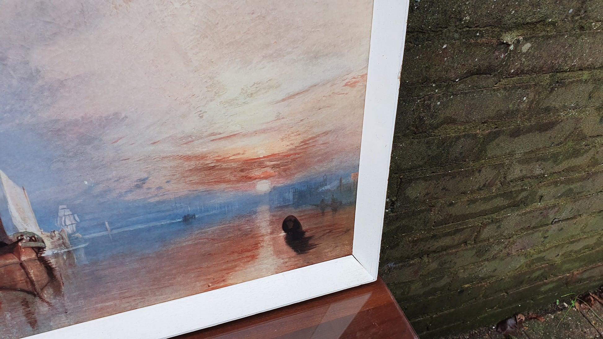 Iconic Classic Vintage Turner Print Turner The Fighting Temeraire Ship’ JMW Turner Print Masterpiece