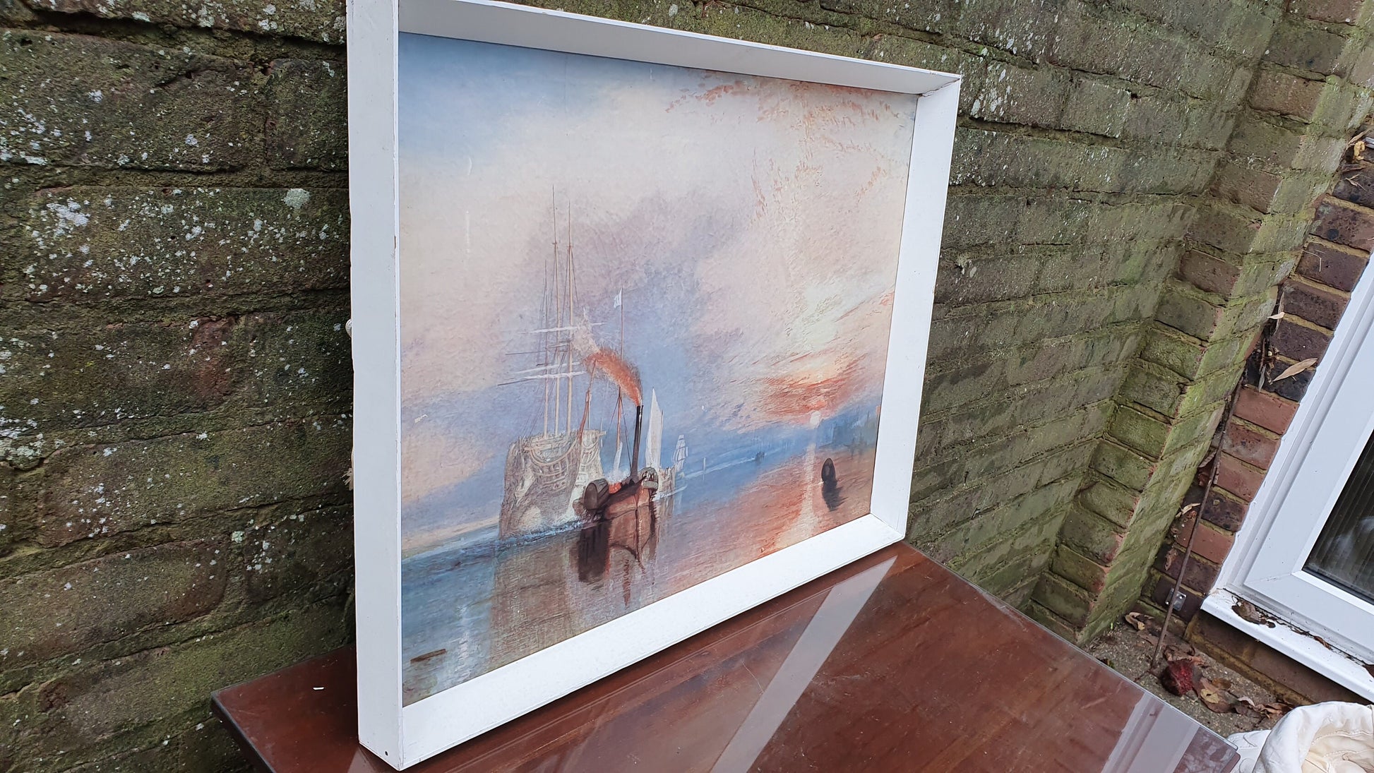 Iconic Classic Vintage Turner Print Turner The Fighting Temeraire Ship’ JMW Turner Print Masterpiece