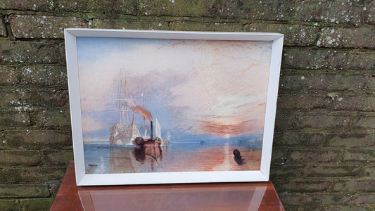 Iconic Classic Vintage Turner Print Turner The Fighting Temeraire Ship’ JMW Turner Print Masterpiece