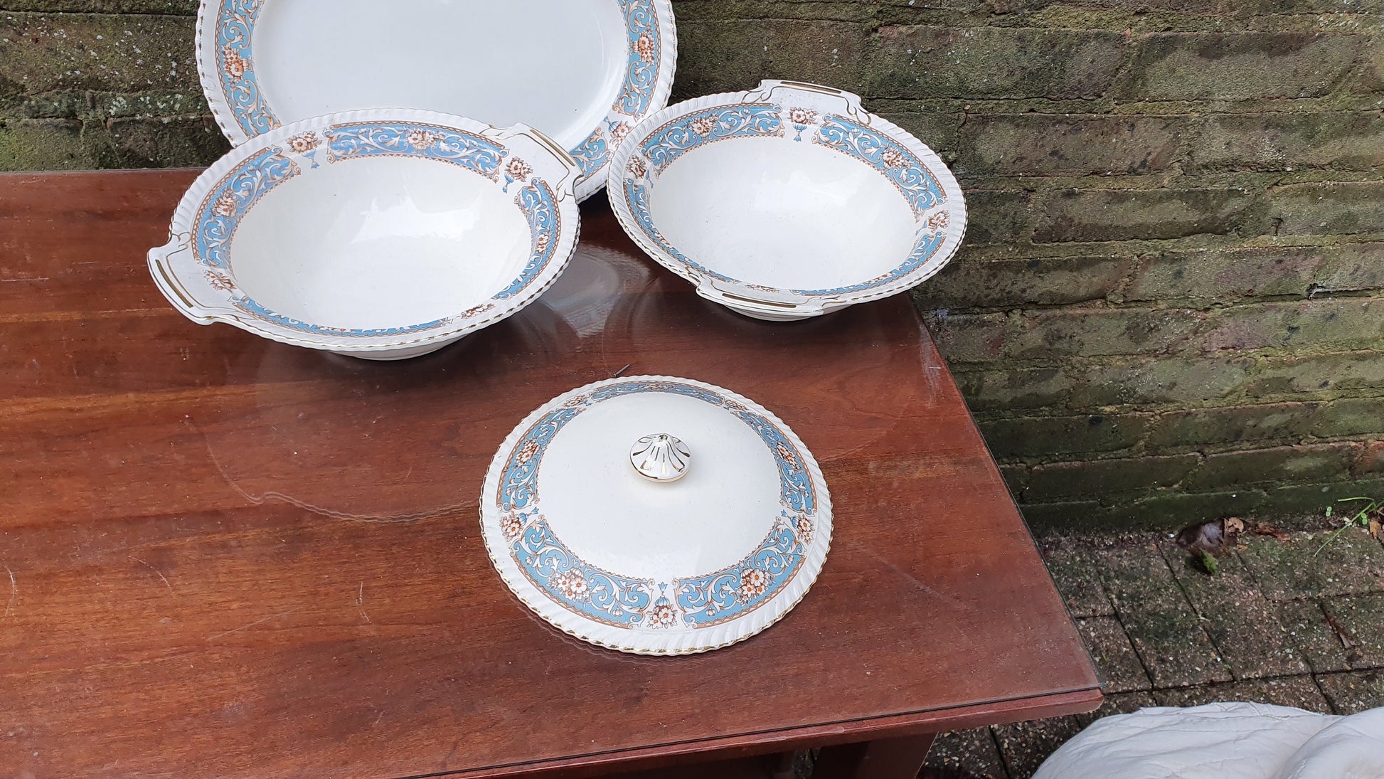 Vintage Part Dinner Service Johnson Brothers ‘Old English’