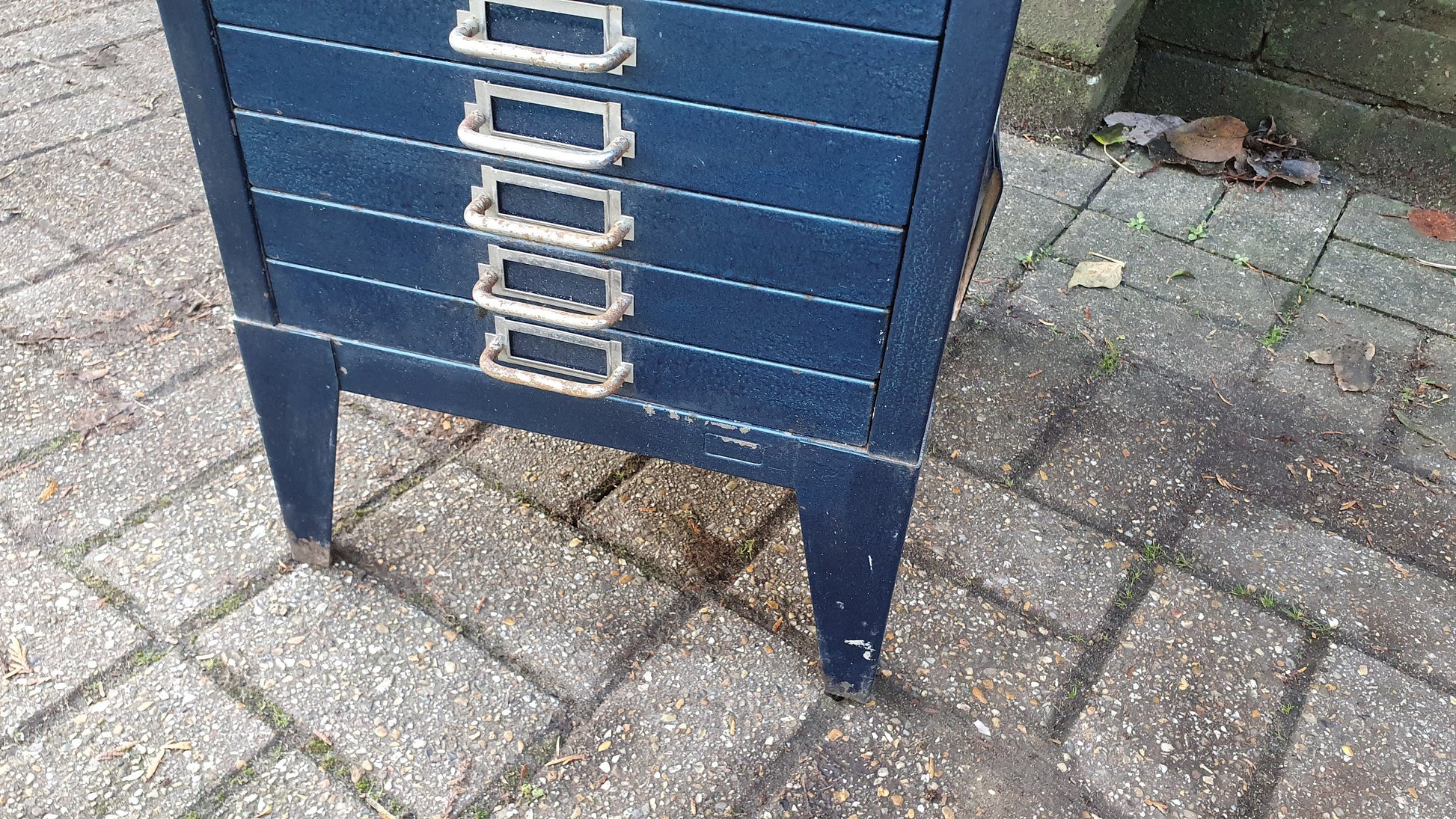 Vintage Retro Metal Collector Artisan Workshop Storage Drawers 1960's Organiser
