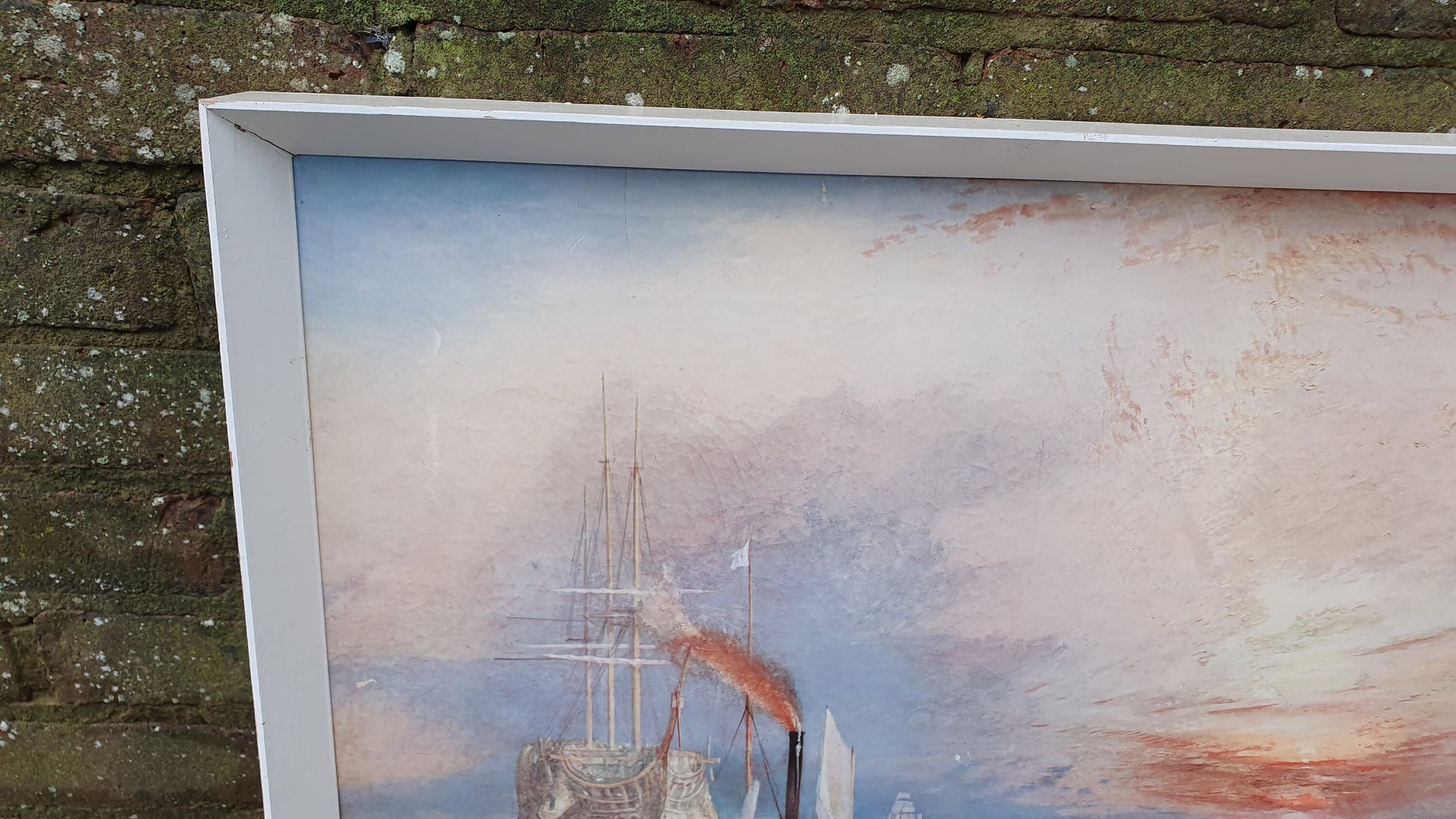 Iconic Classic Vintage Turner Print Turner The Fighting Temeraire Ship’ JMW Turner Print Masterpiece