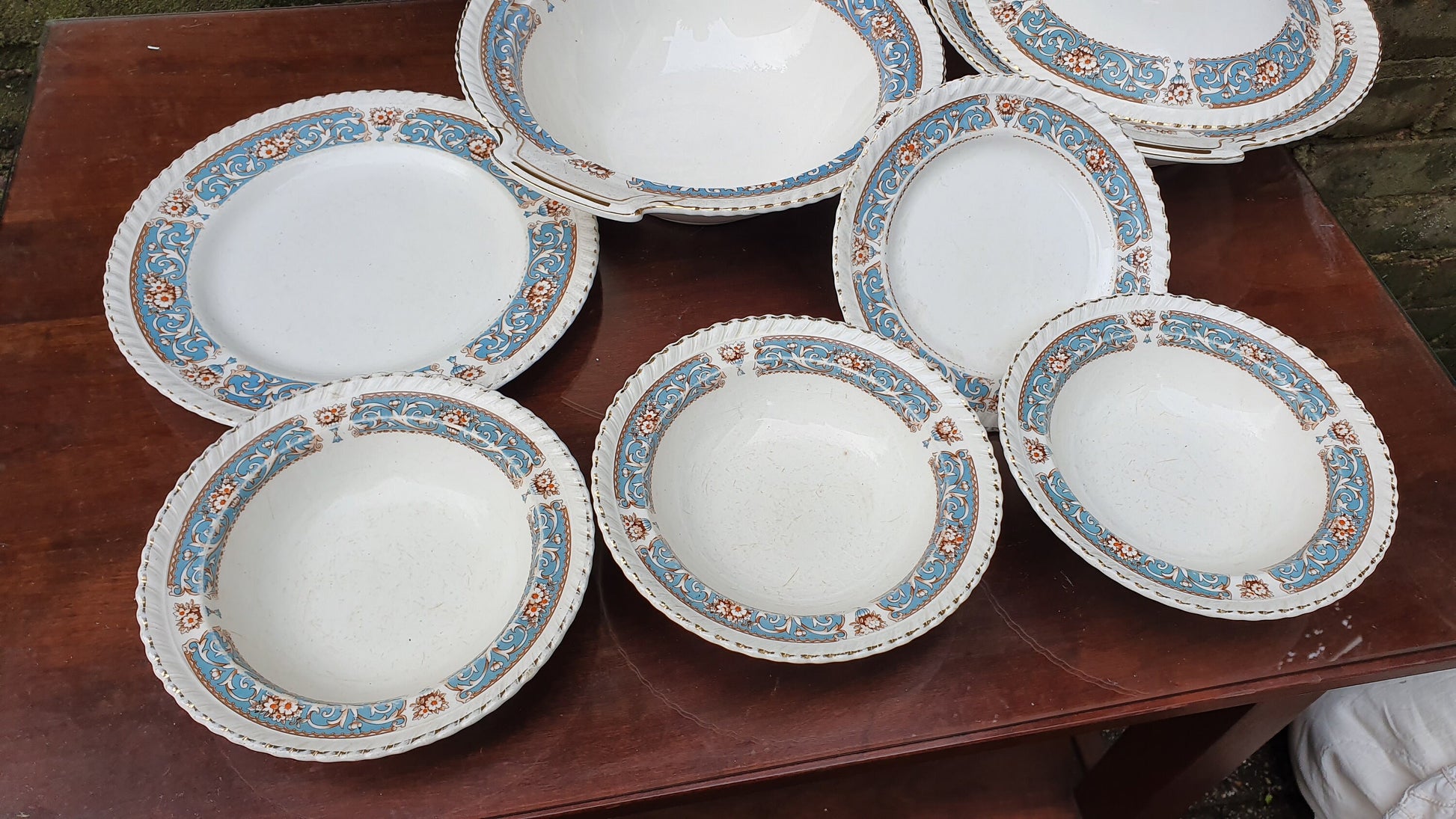 Vintage Part Dinner Service Johnson Brothers ‘Old English’