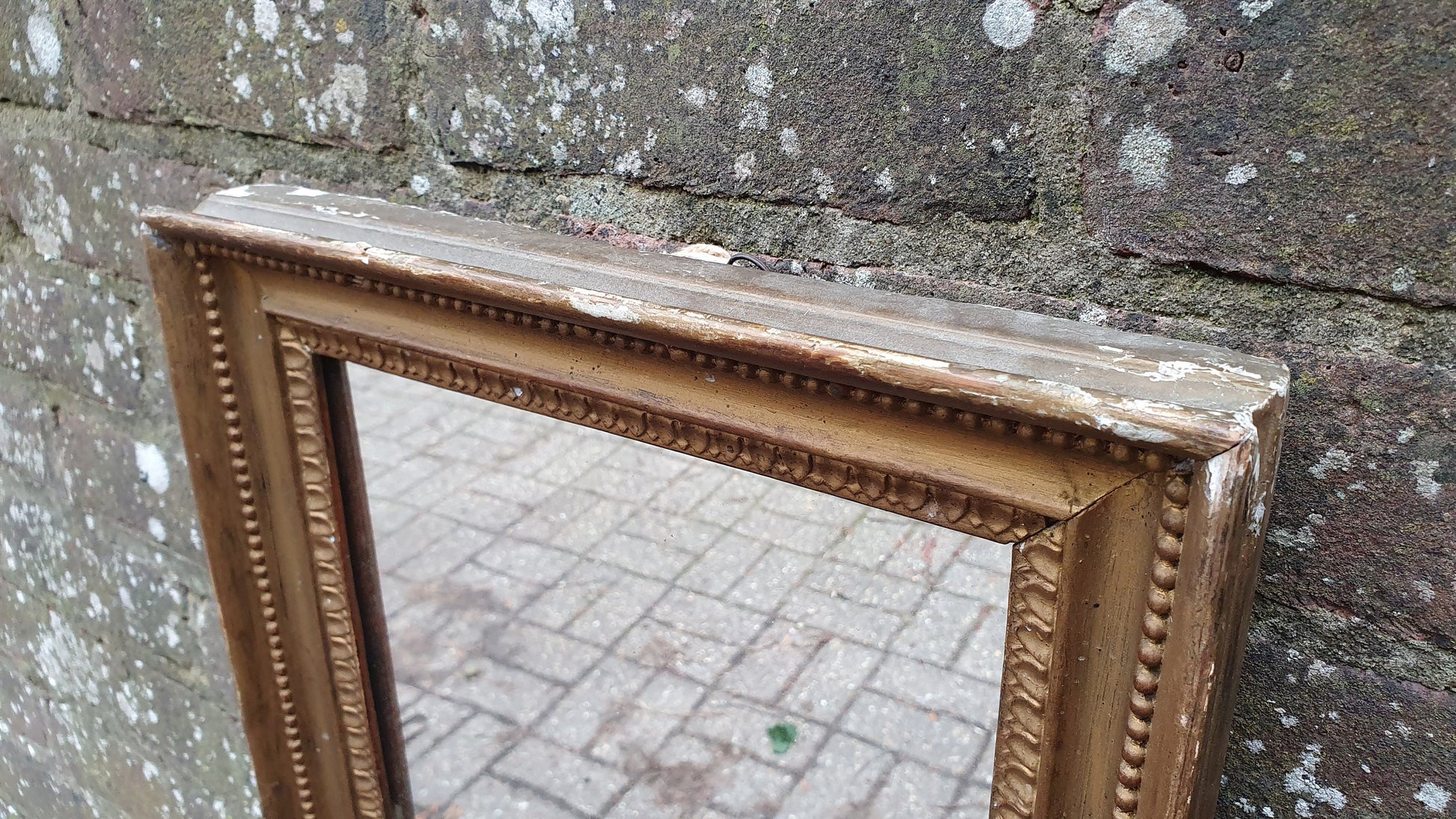 Vintage Gilt Gold Victorian Wall Mirror