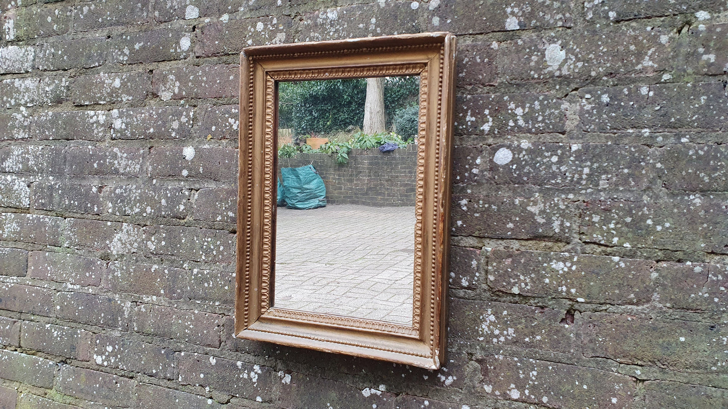 Vintage Gilt Gold Victorian Wall Mirror