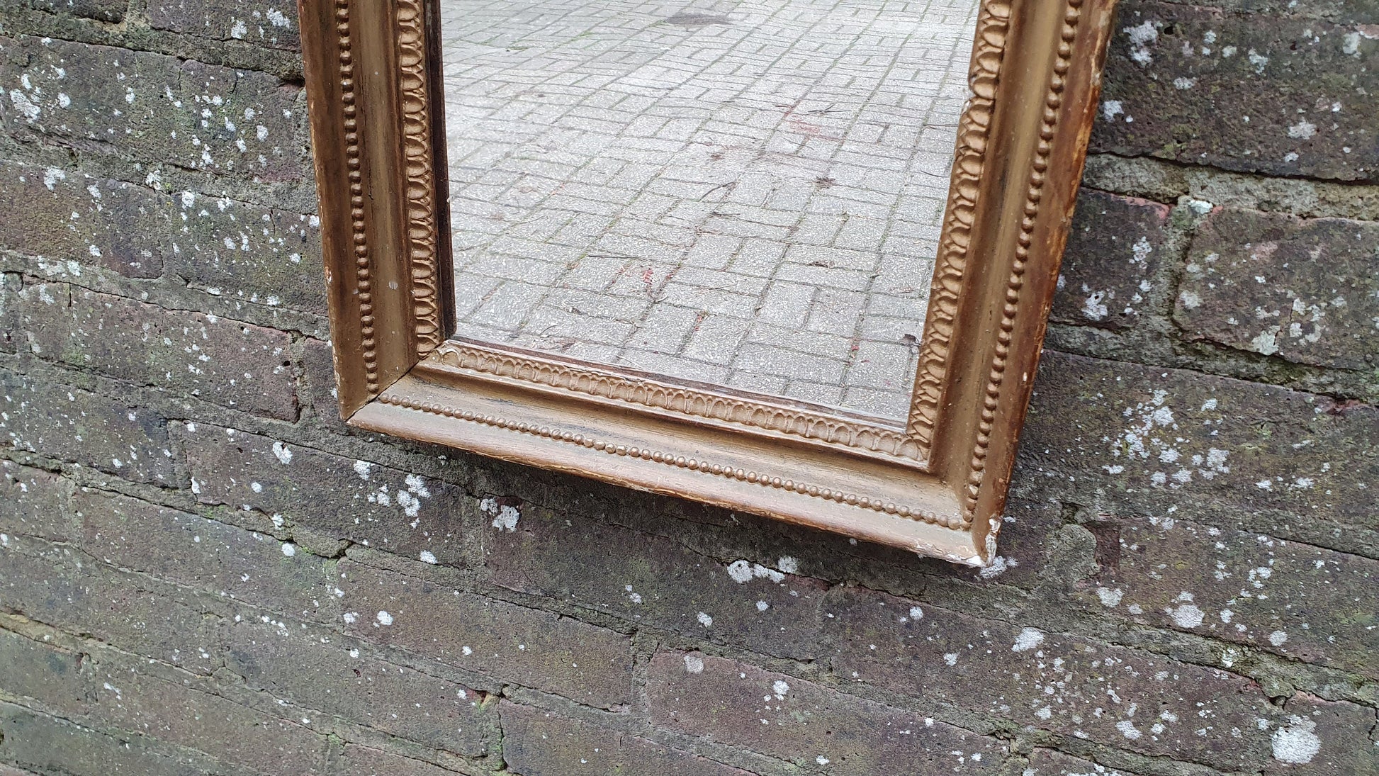 Vintage Gilt Gold Victorian Wall Mirror