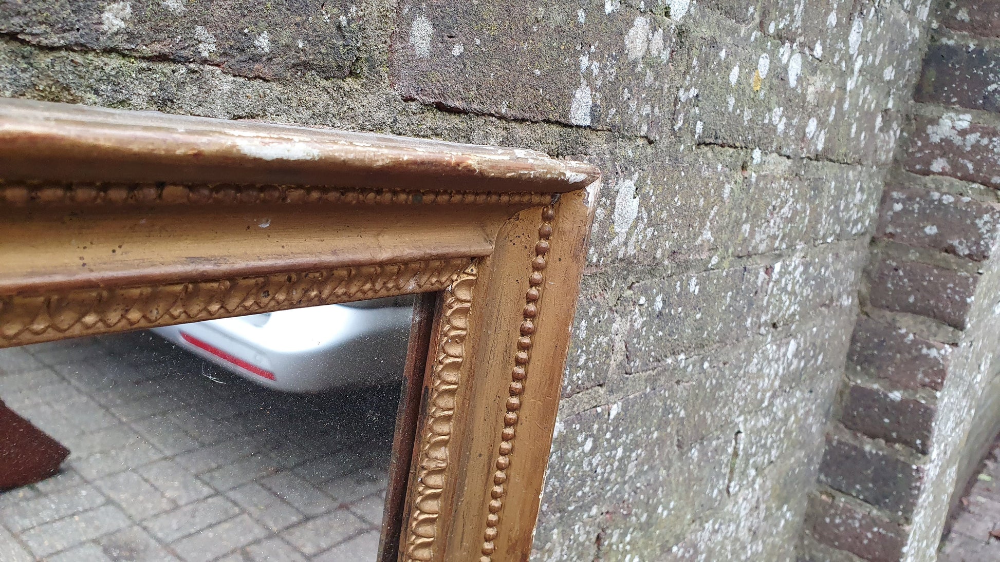 Vintage Gilt Gold Victorian Wall Mirror