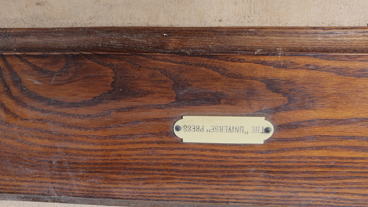 Solid Oak ‘Universe’ Vintage Retro Trouser Clothes Press