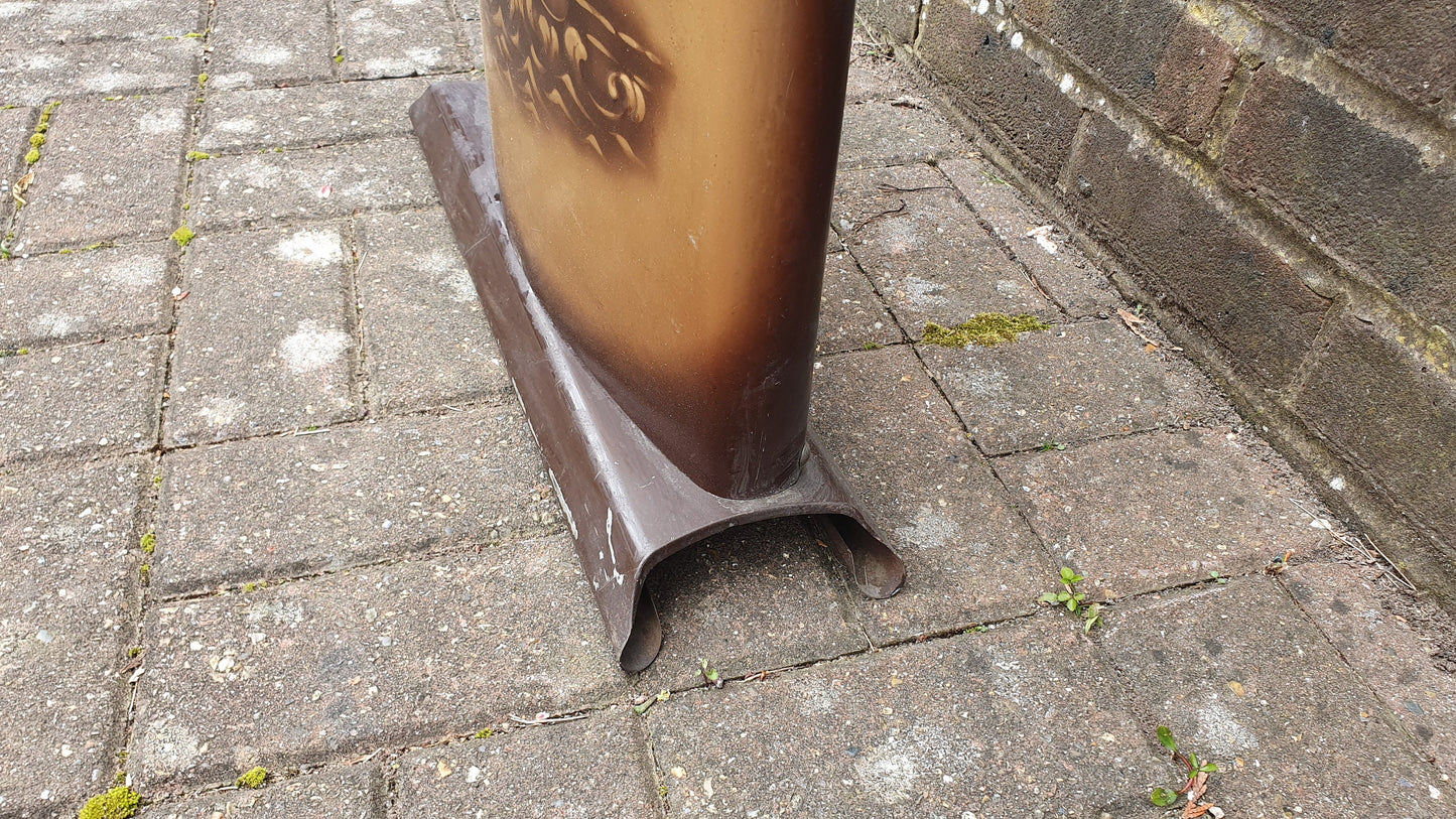 Classic Metal Retro Galleon Fire Screen. Worcester Ware 1930-50.