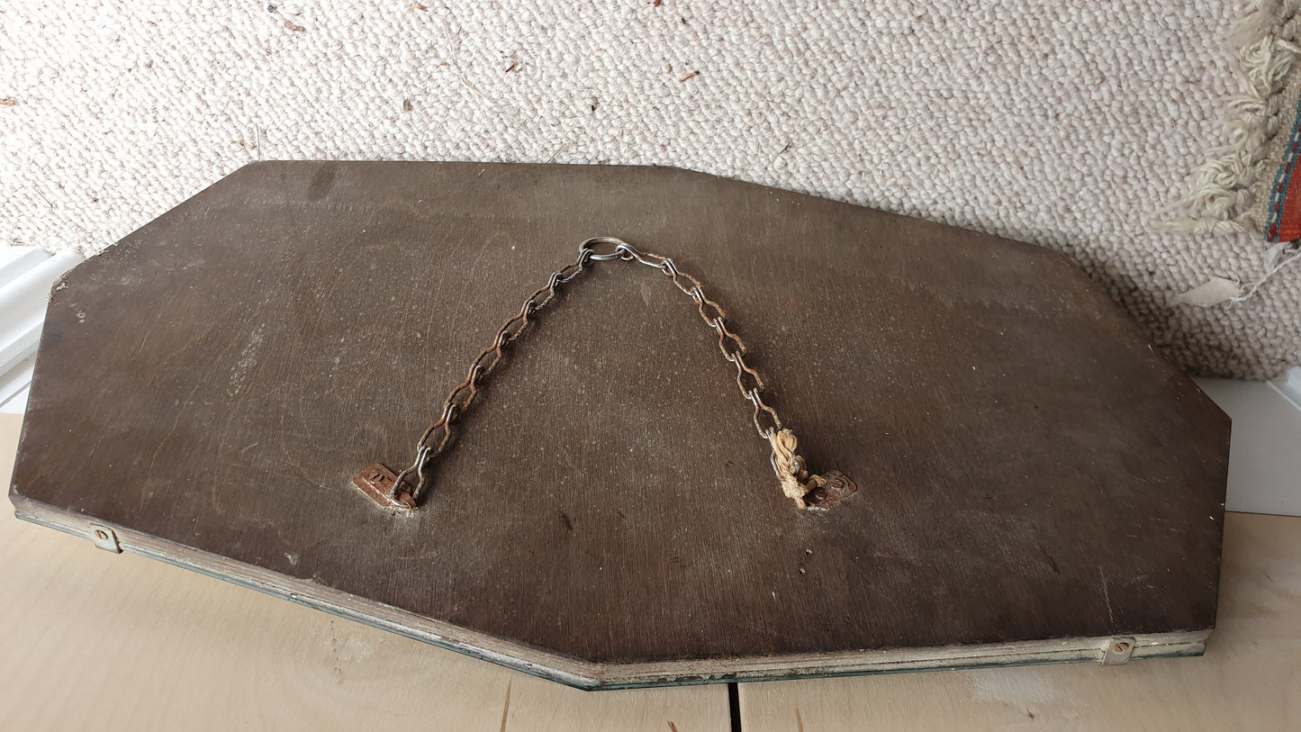 Vintage Diamond Shape Retro Wall Mirror 1950’s