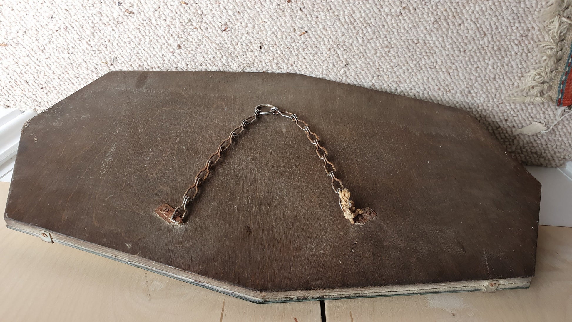 Vintage Diamond Shape Retro Wall Mirror 1950’s