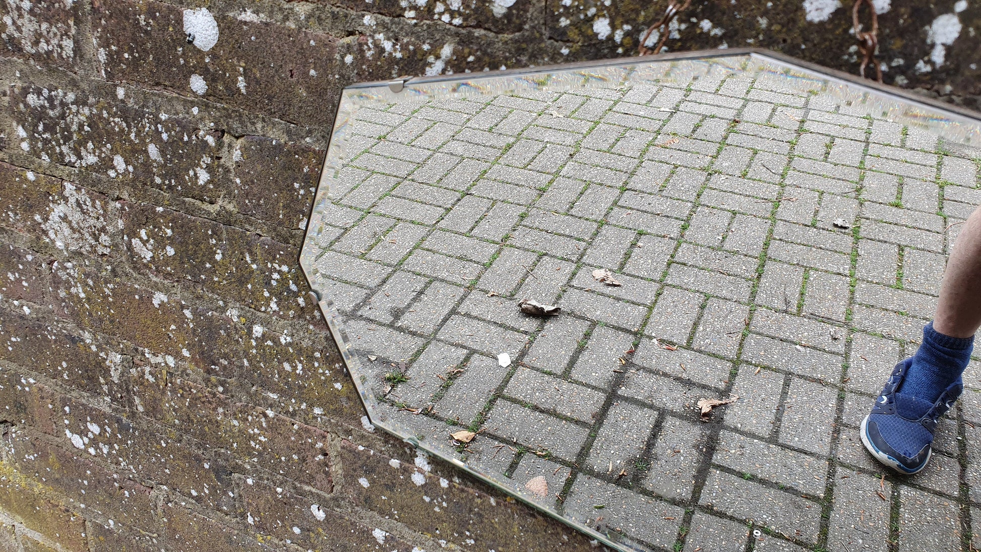 Vintage Diamond Shape Retro Wall Mirror 1950’s