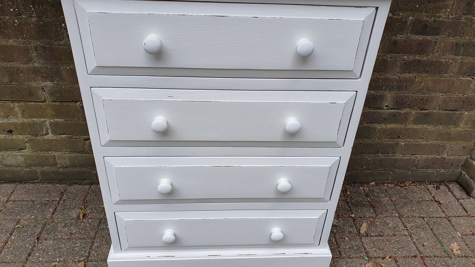 Solid Pine Bespoke Hand Painted Chest of Drawers in Farrow and Ball