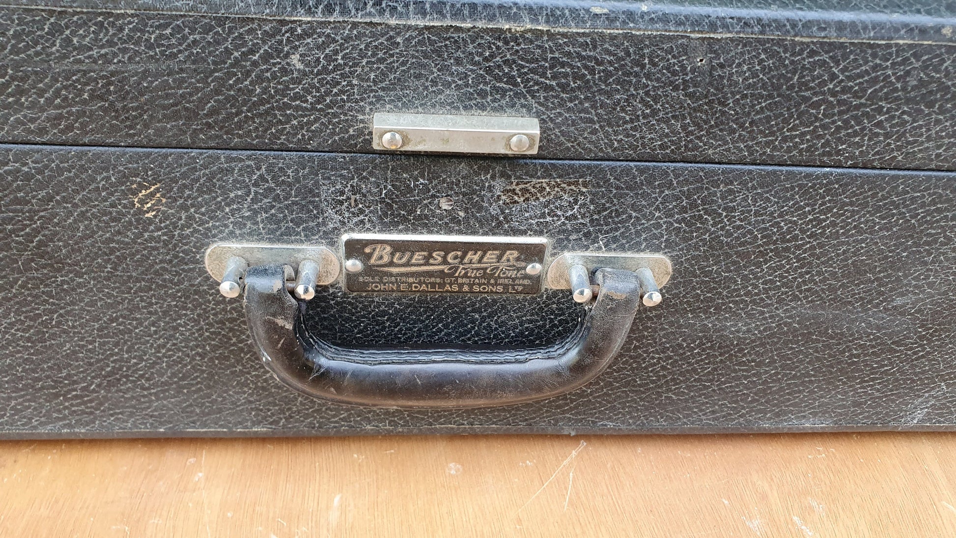 Vintage Fitted Musical Instrument Case Storage Wind Instrument. Stage Film Prop Trumpet
