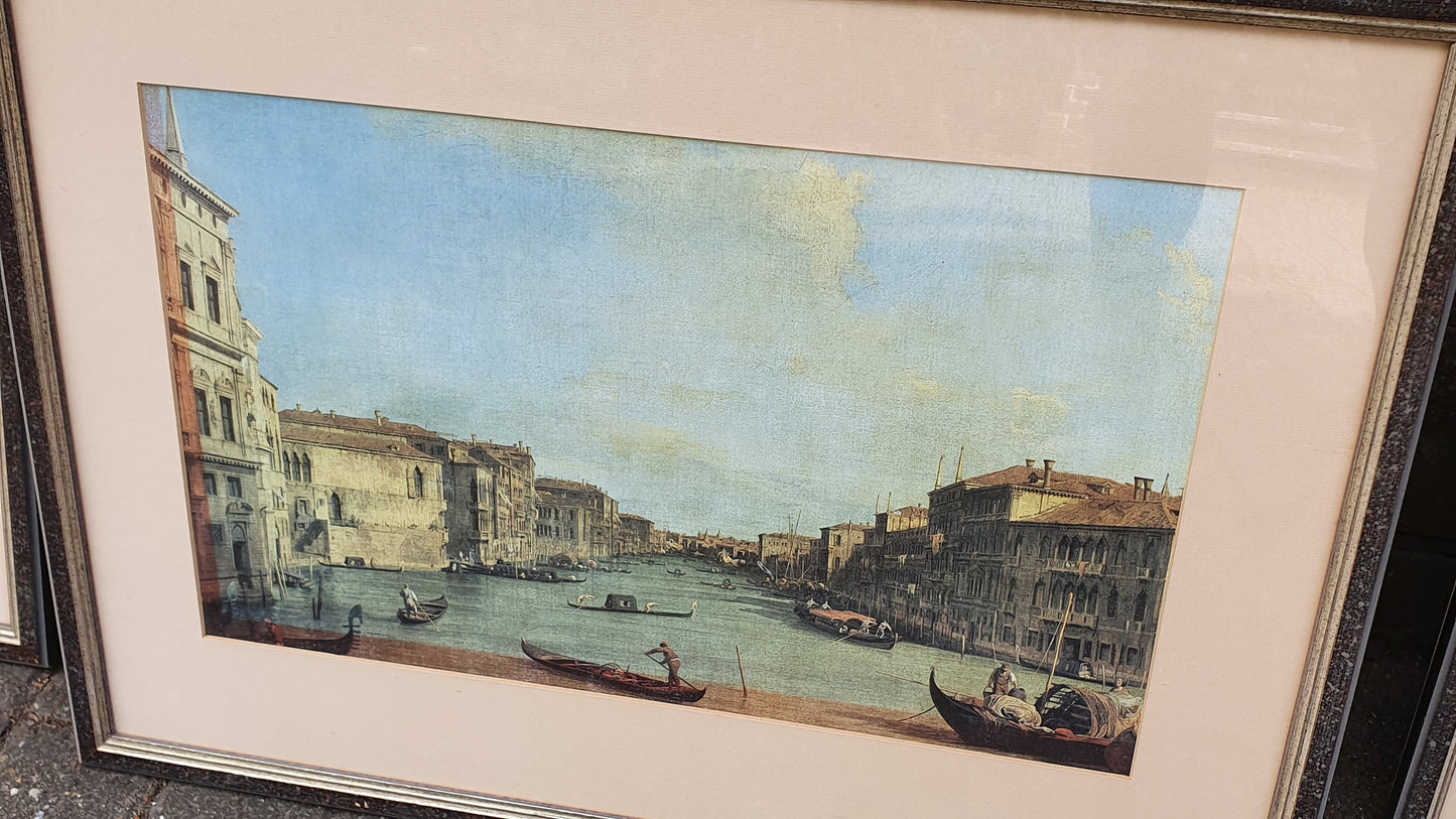 Set of Three 3 Large Quality Canaletto Prints. 64 x 47 cm