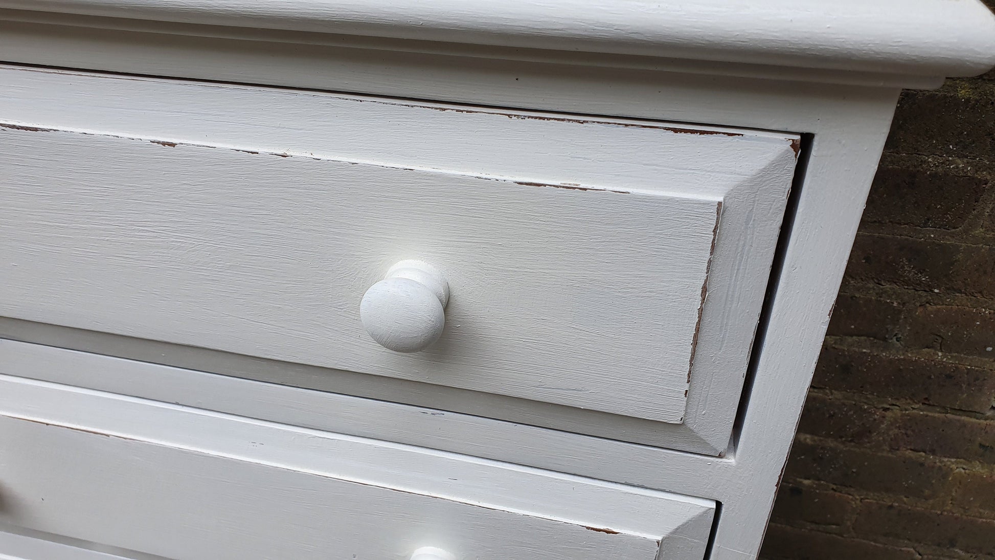 Solid Pine Bespoke Hand Painted Chest of Drawers in Farrow and Ball