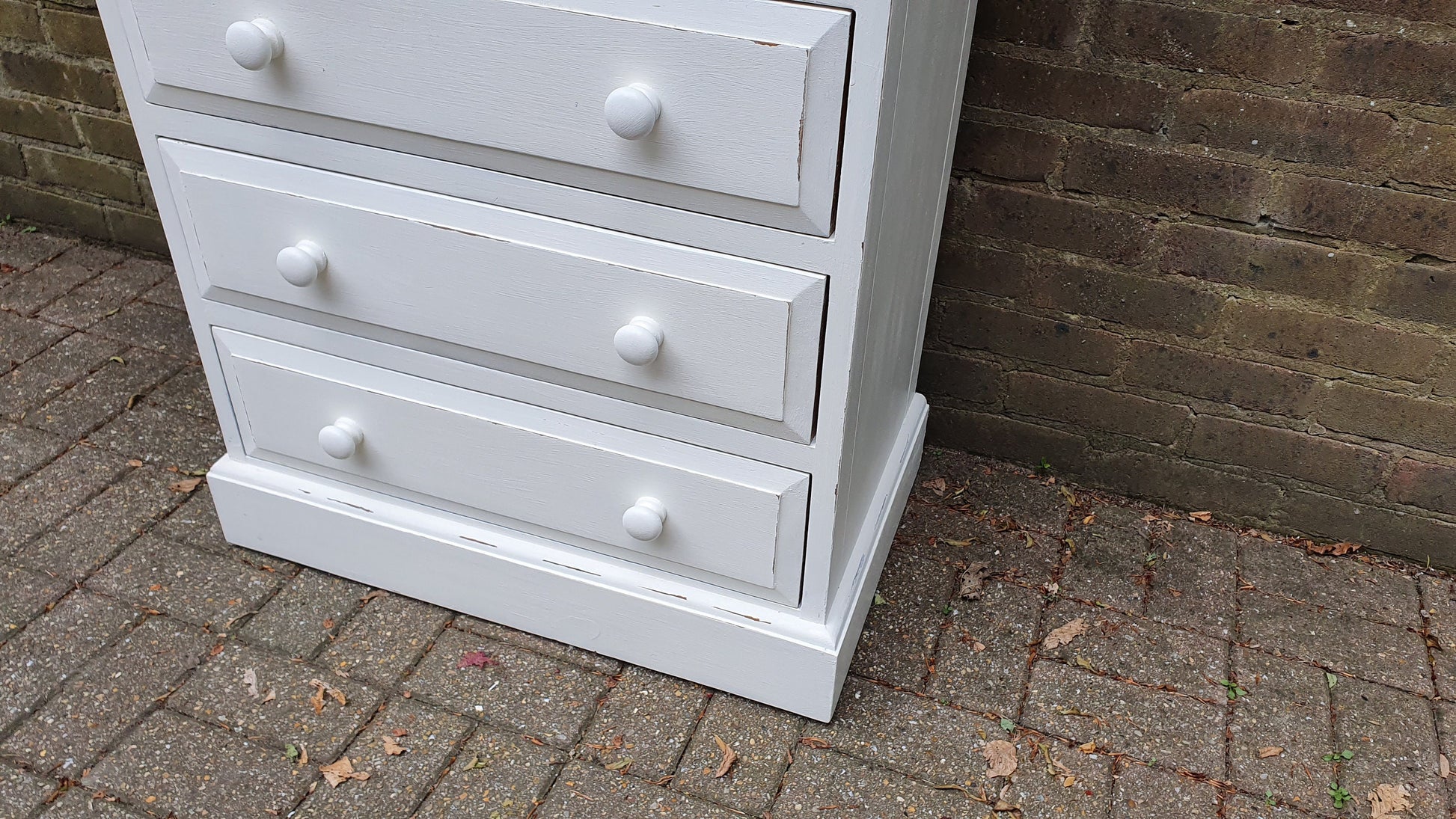 Solid Pine Bespoke Hand Painted Chest of Drawers in Farrow and Ball