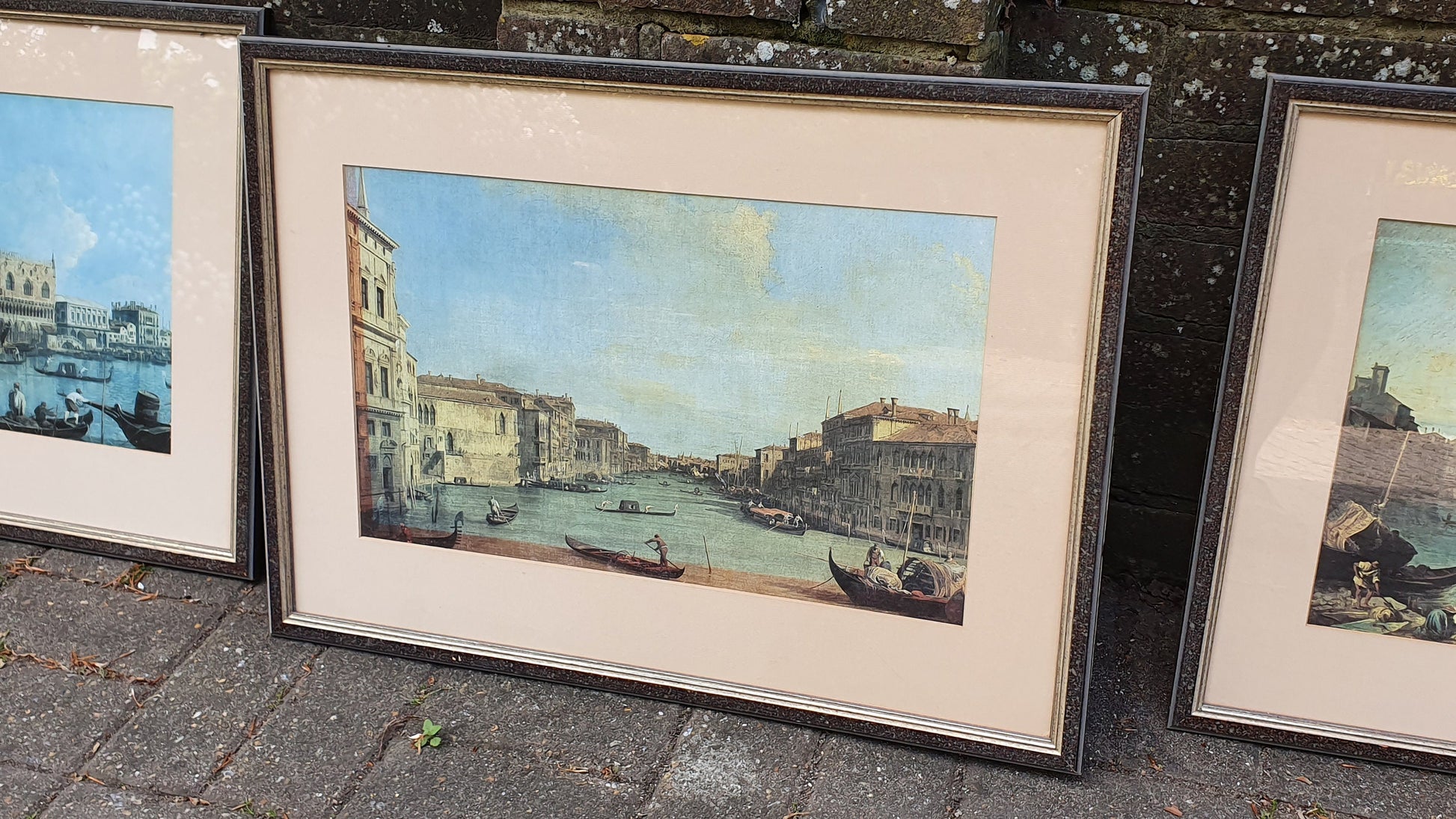 Set of Three 3 Large Quality Canaletto Prints. 64 x 47 cm
