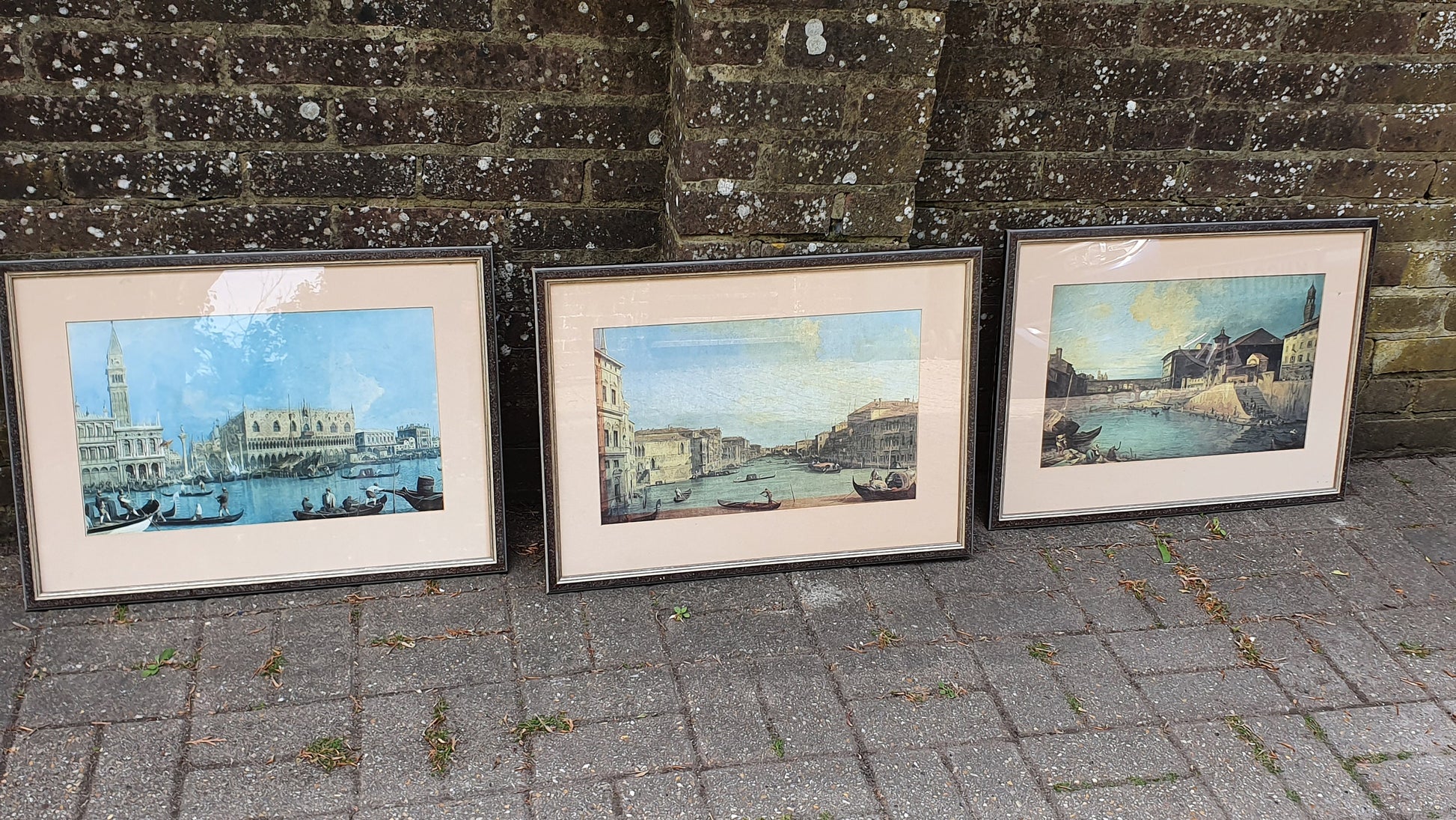 Set of Three 3 Large Quality Canaletto Prints. 64 x 47 cm