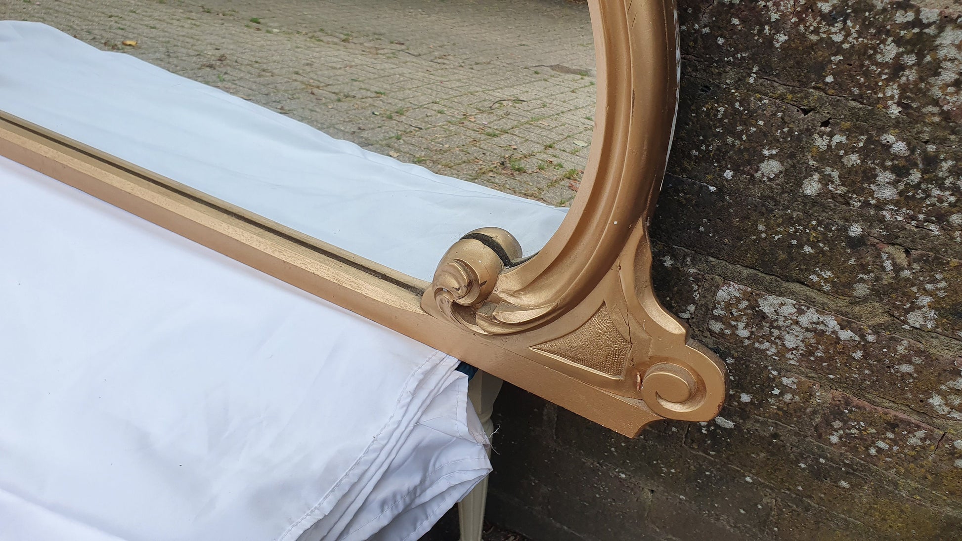 Large Victorian Top Quality Ornate Gold Gilt Wall Mirror Wonderful Carved Features Over Mantel Mantle