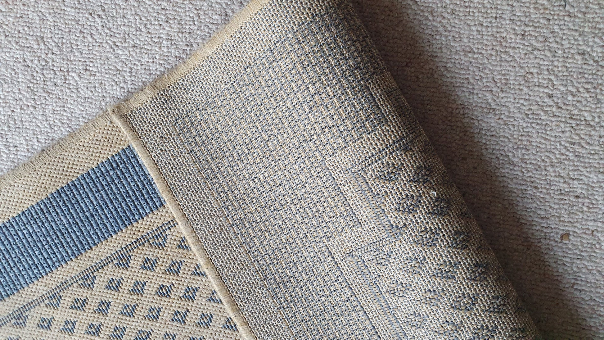 Polypropylene Blue and Beige Rug ‘Sisalo’ Oriental Weavers.