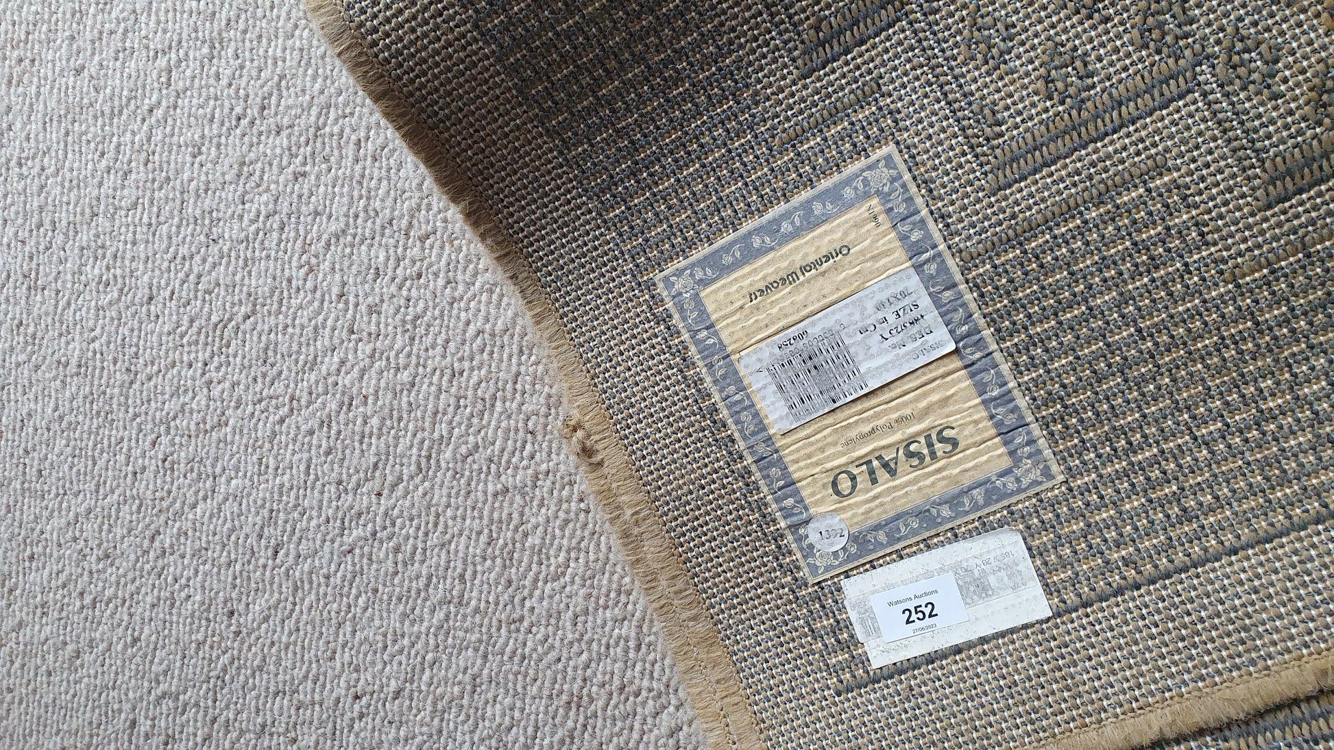 Polypropylene Blue and Beige Rug ‘Sisalo’ Oriental Weavers.