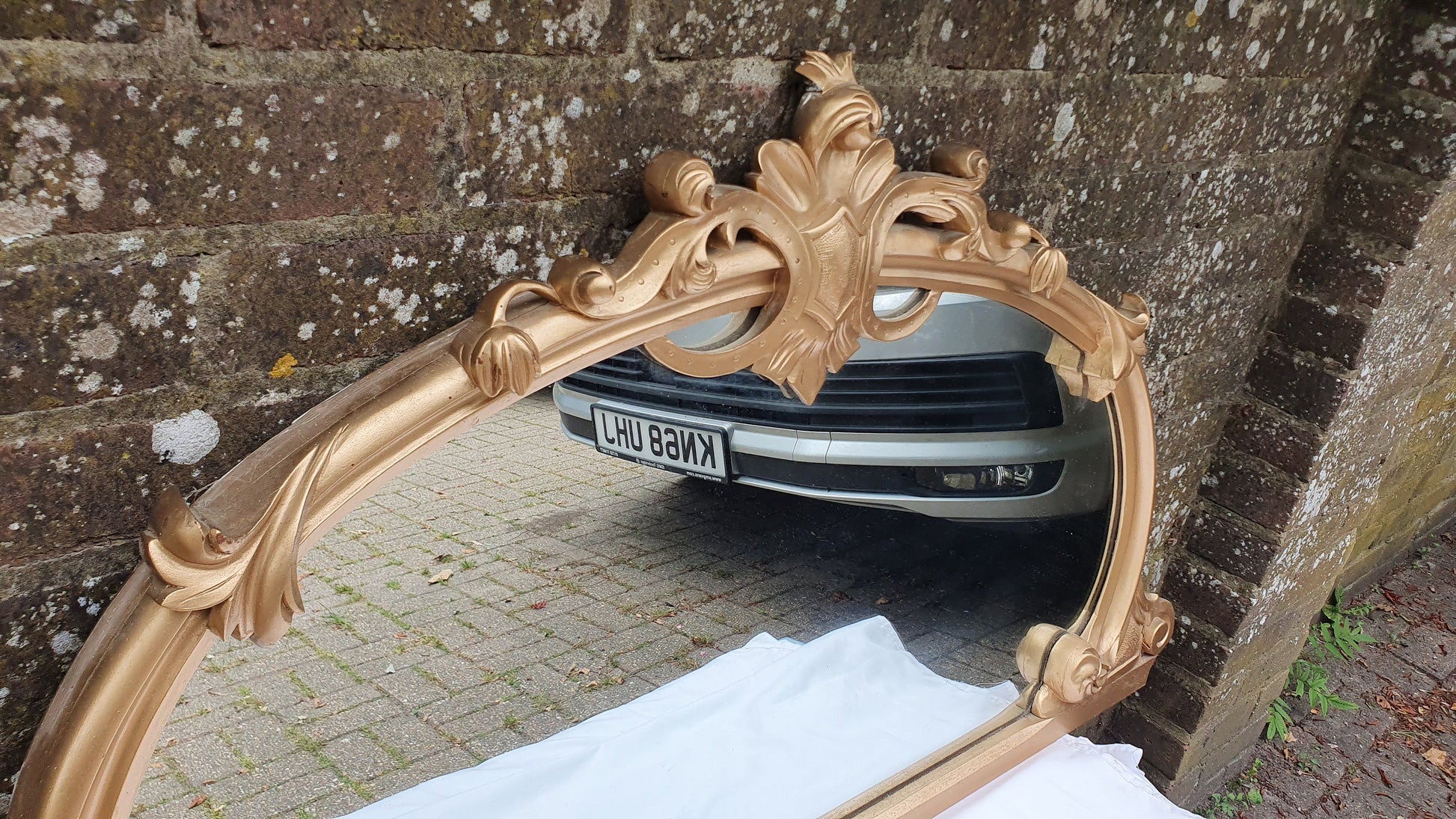 Large Victorian Top Quality Ornate Gold Gilt Wall Mirror Wonderful Carved Features Over Mantel Mantle