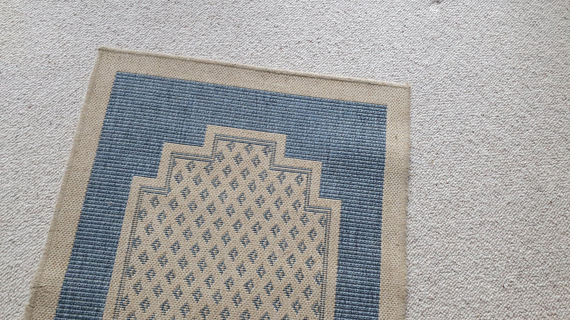 Polypropylene Blue and Beige Rug ‘Sisalo’ Oriental Weavers.