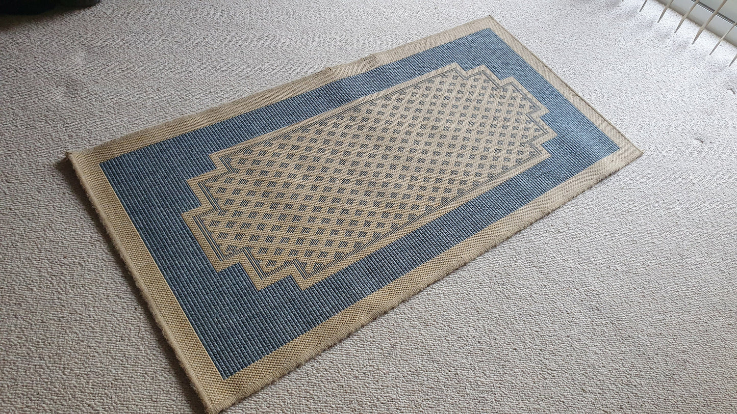 Polypropylene Blue and Beige Rug ‘Sisalo’ Oriental Weavers.