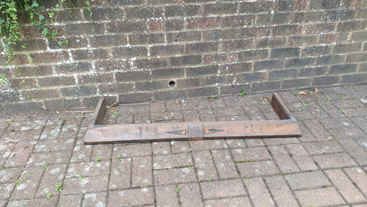 Large Vintage Metal Fender. Art Deco Design.