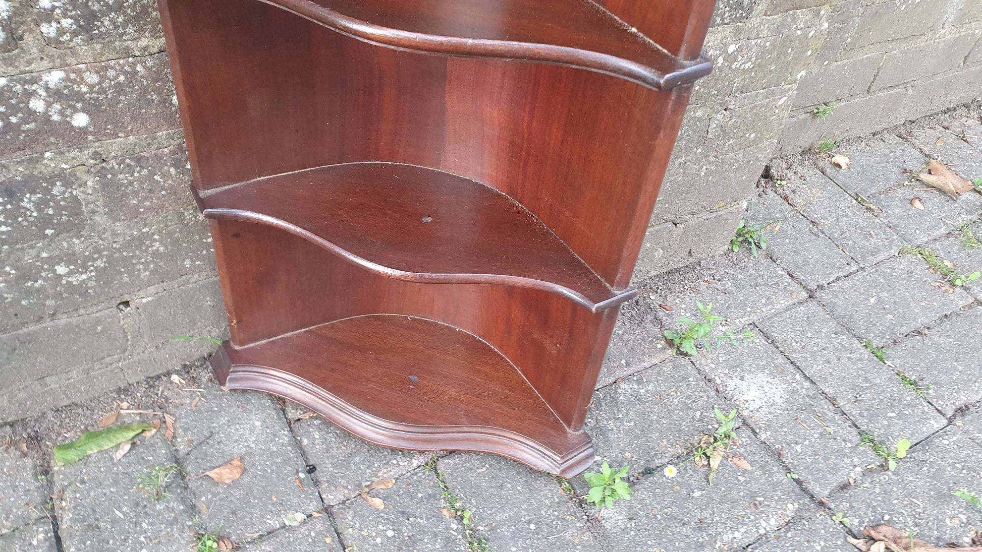 Stunning Vintage Tall Victorian Corner Shelf Decorative from France